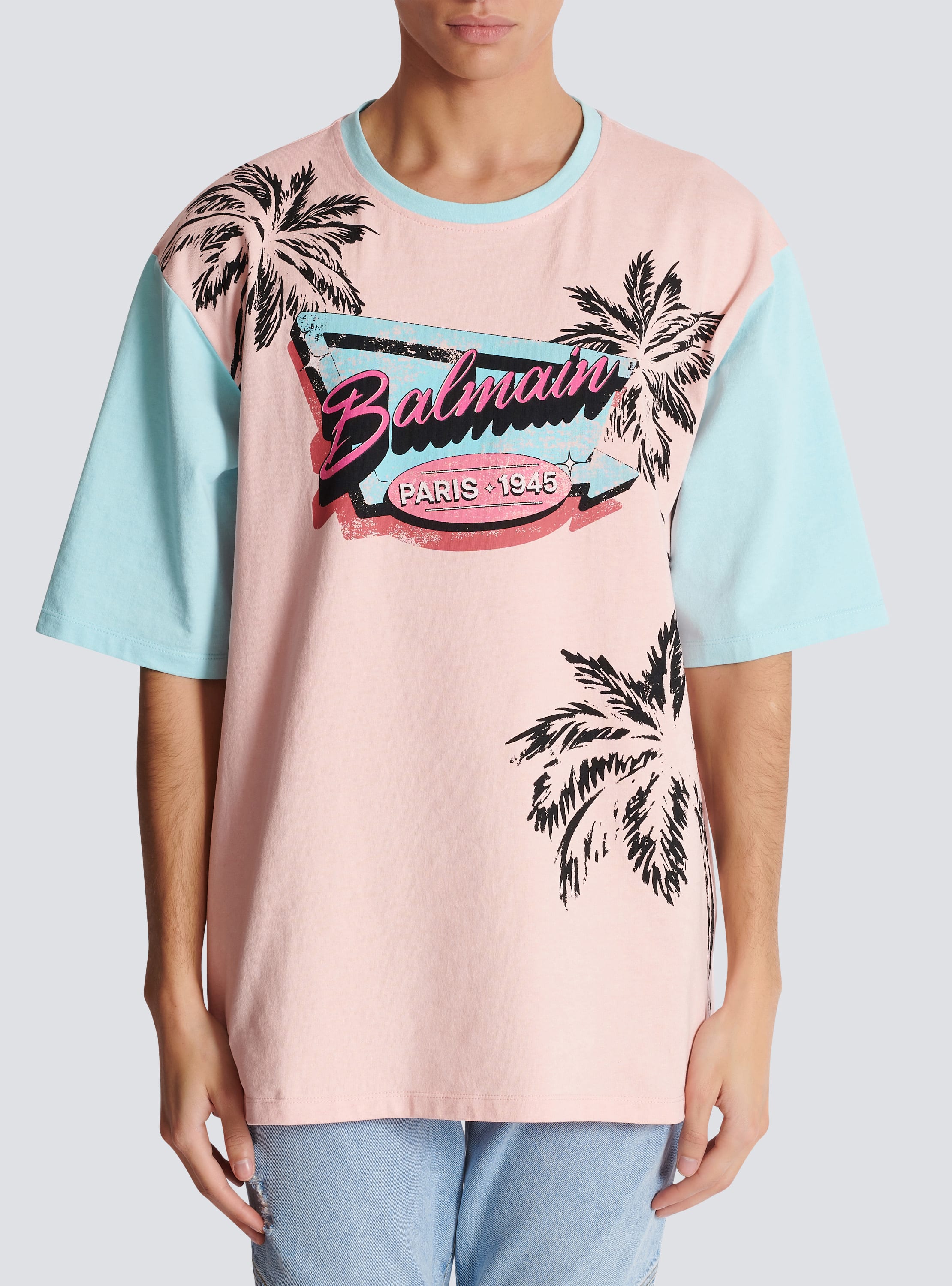 Loose Balmain Miami printed T-shirt - Men | BALMAIN