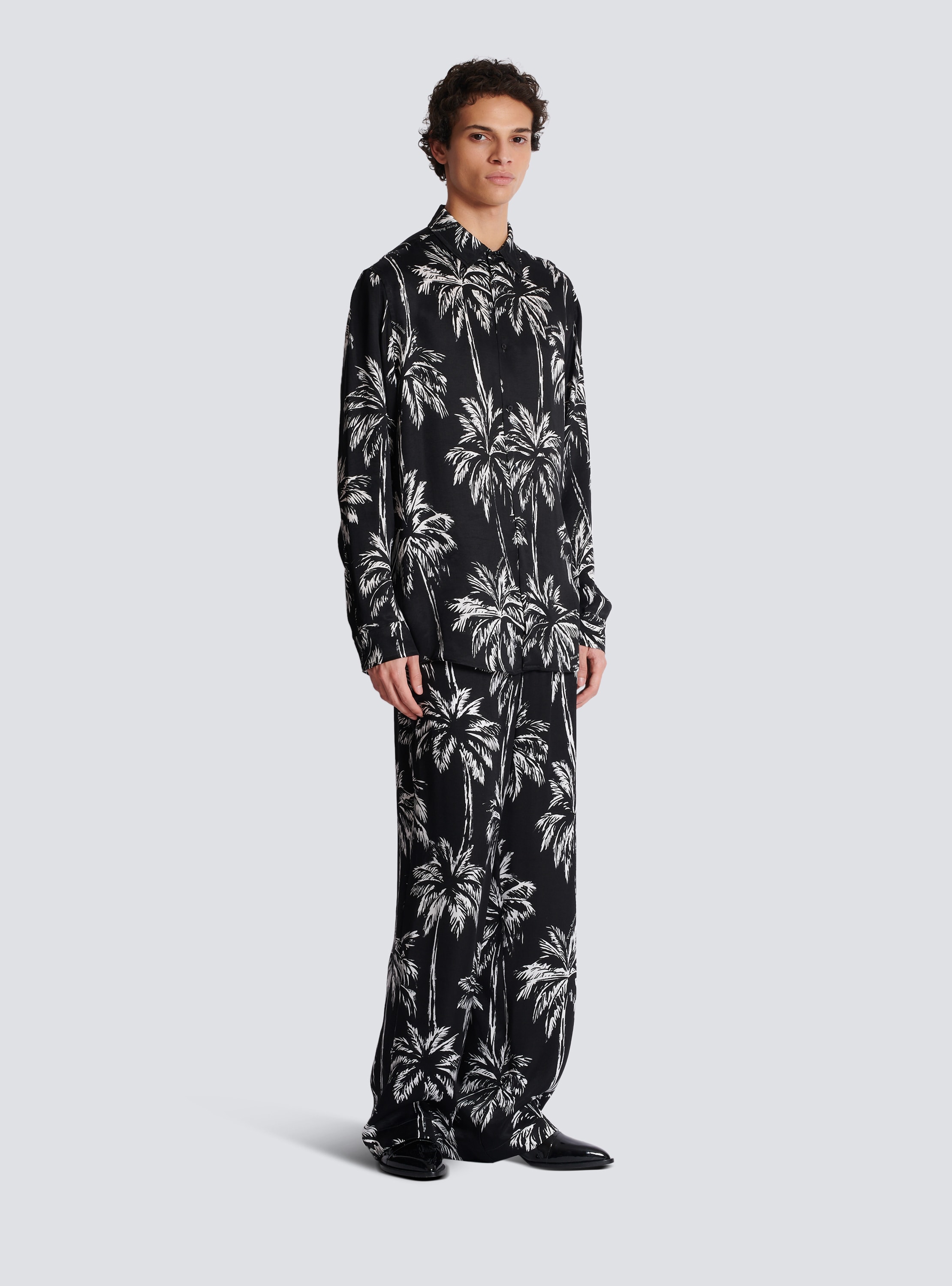 Balmain palm tree dress hotsell