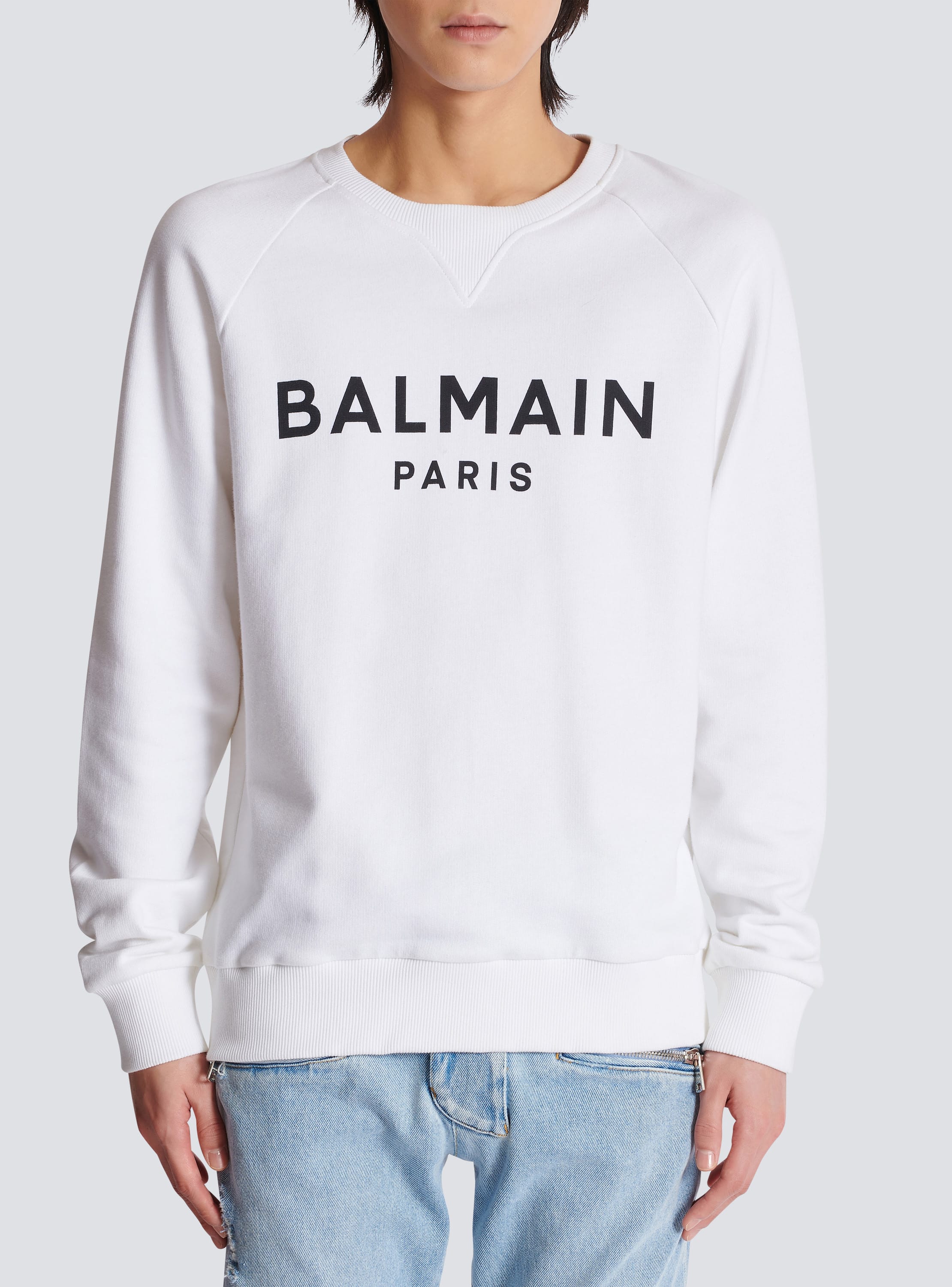 Balmain Paris printed sweatshirt Men BALMAIN