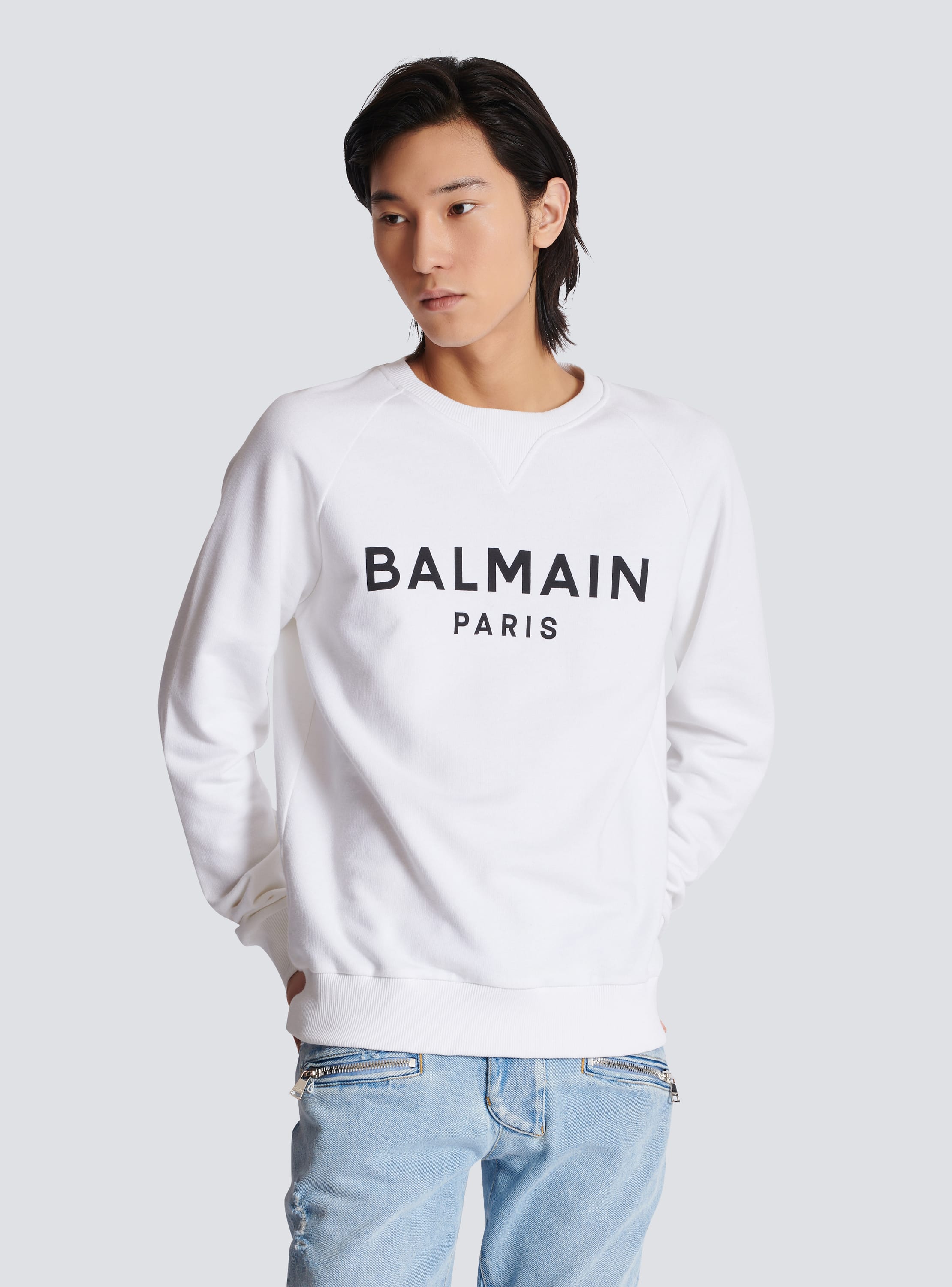 Balmain Paris printed sweatshirt