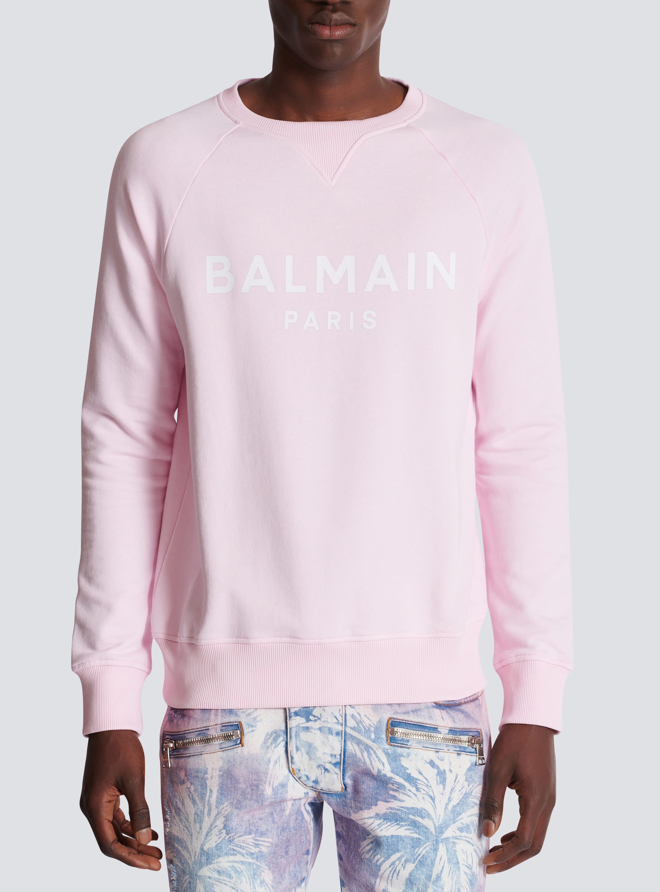 Balmain Parisプリント スウェットシャツ