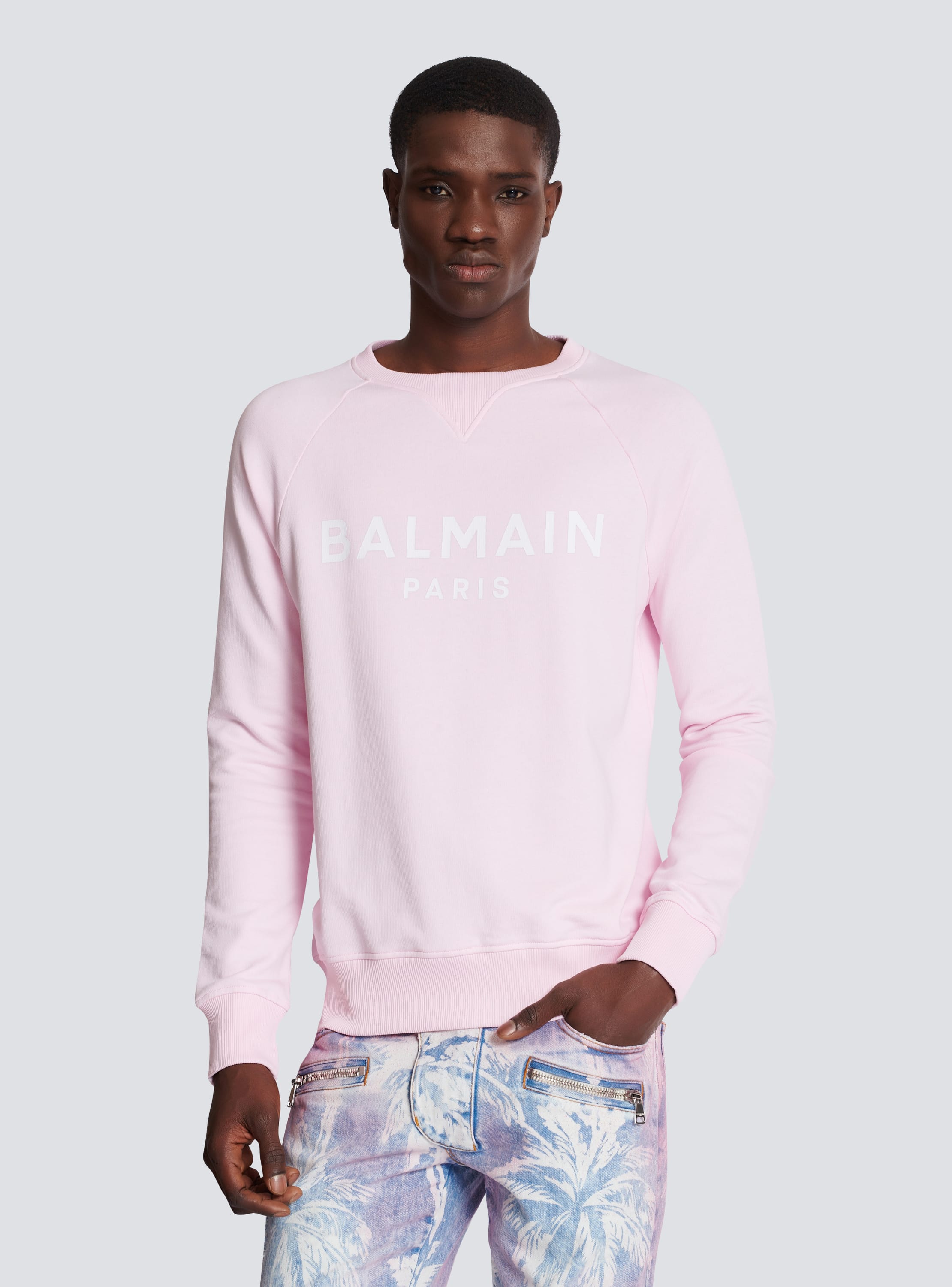 Balmain Paris printed sweatshirt