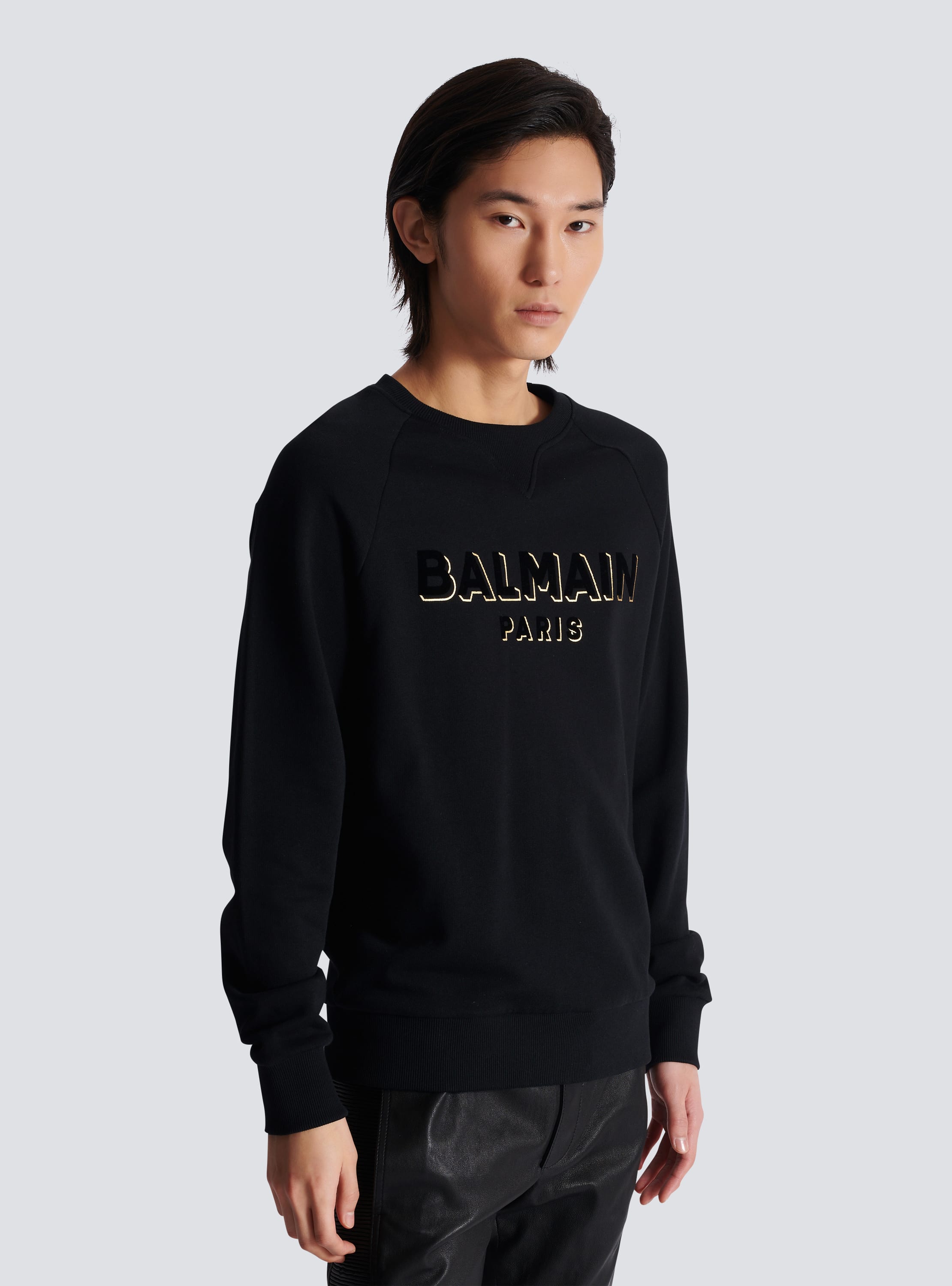 Balmain jumper black and gold hotsell