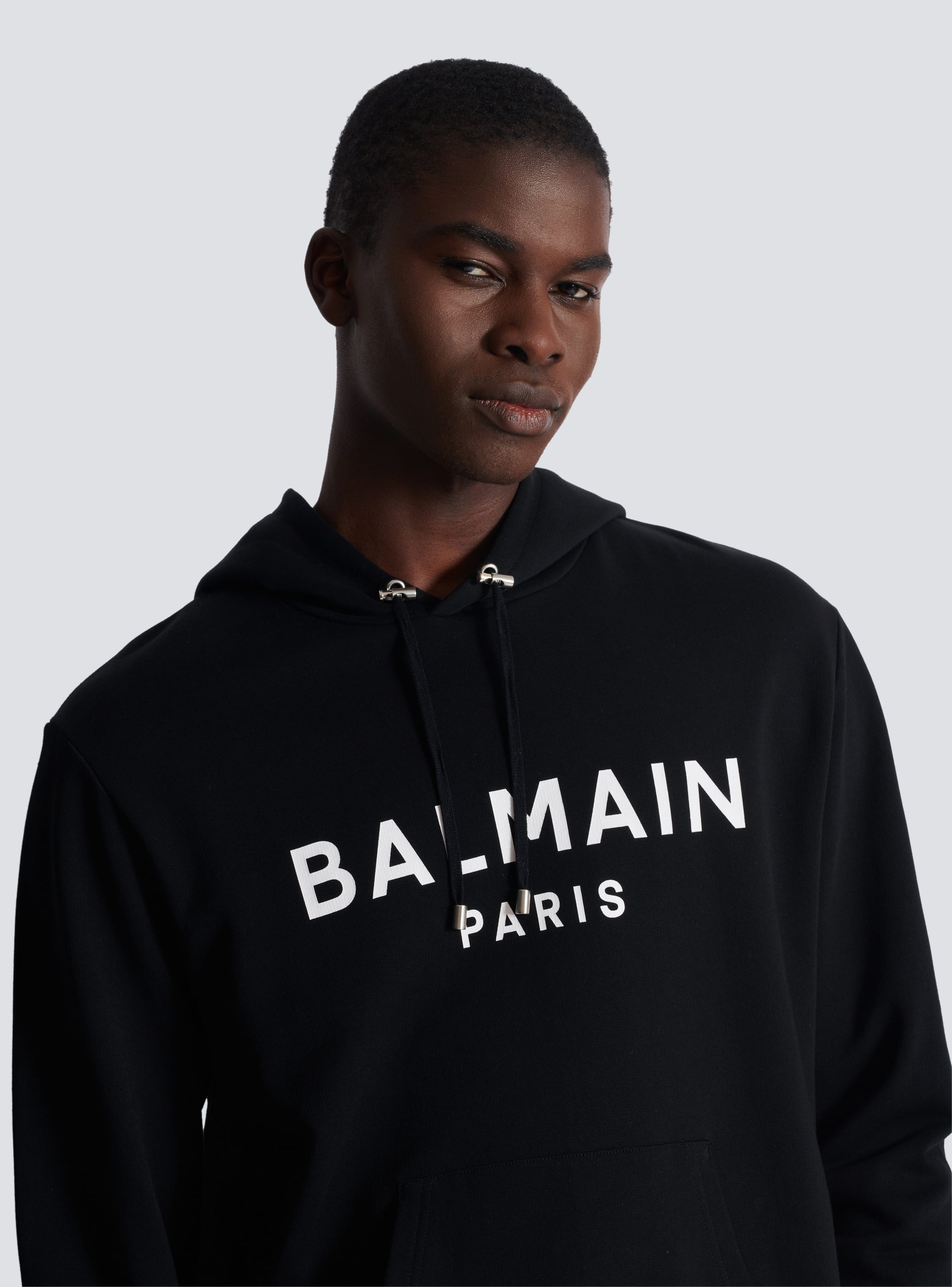 Printed Balmain Paris hoodie