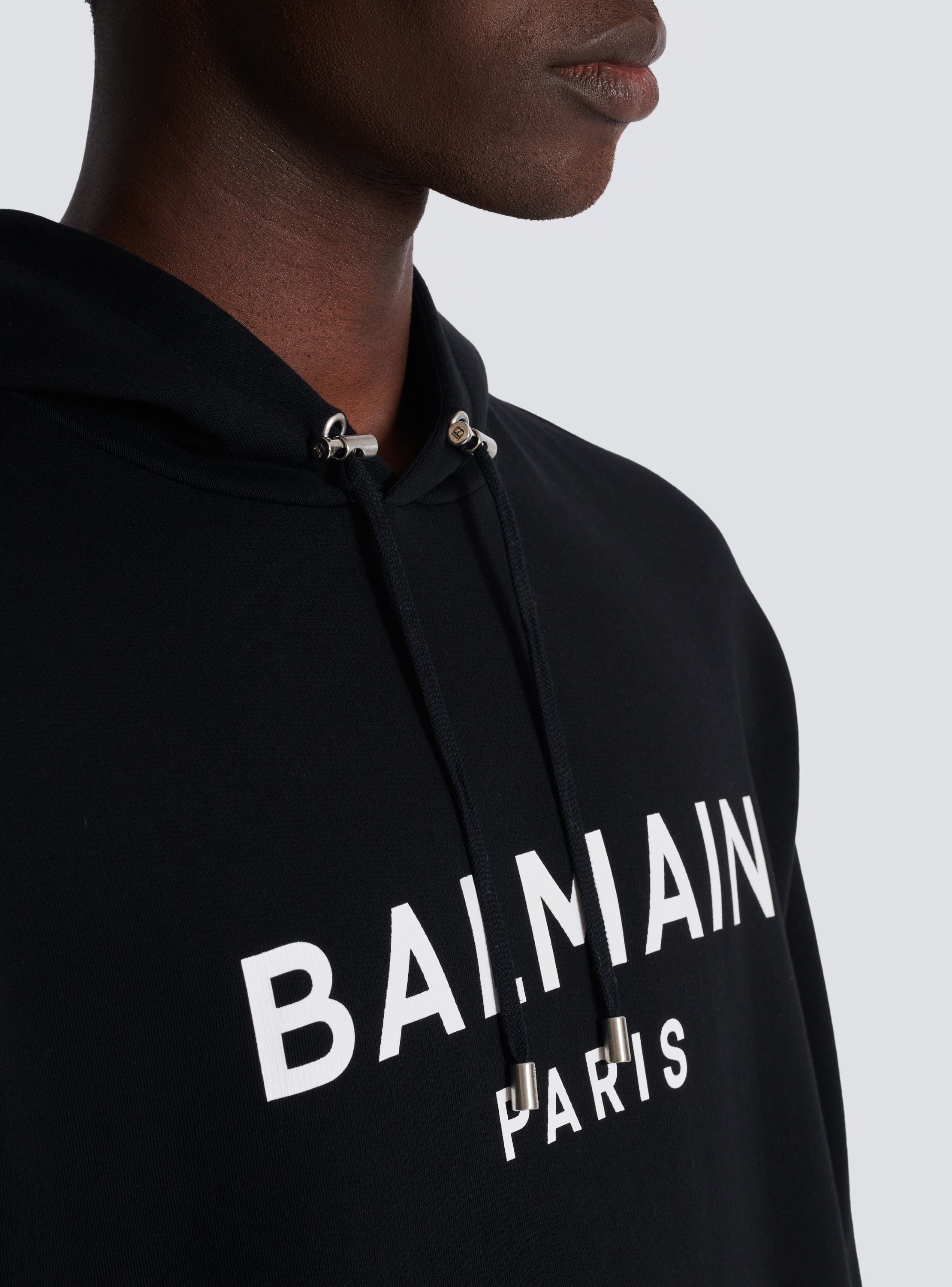 Printed Balmain Paris hoodie