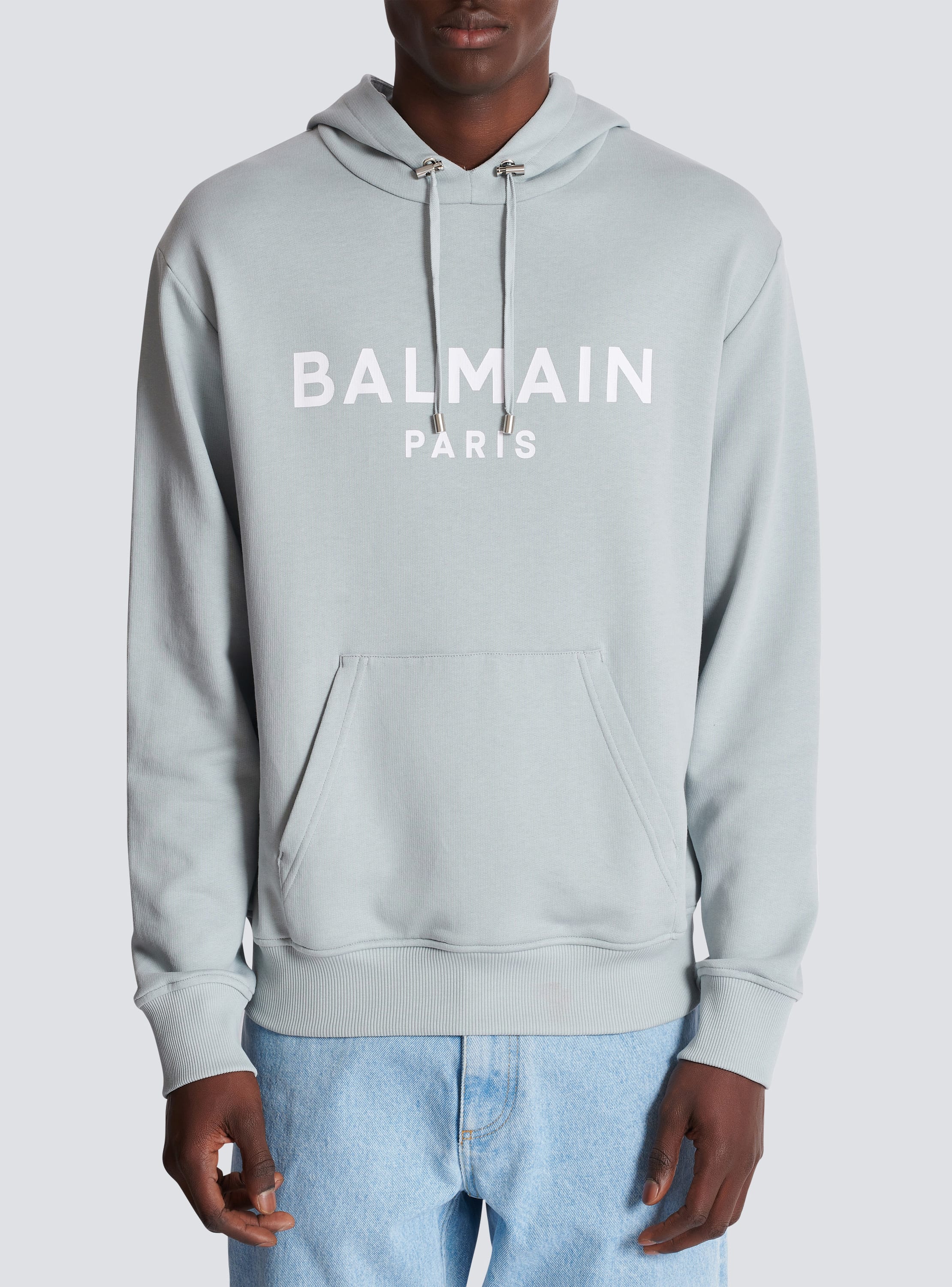 Printed Balmain Paris hoodie