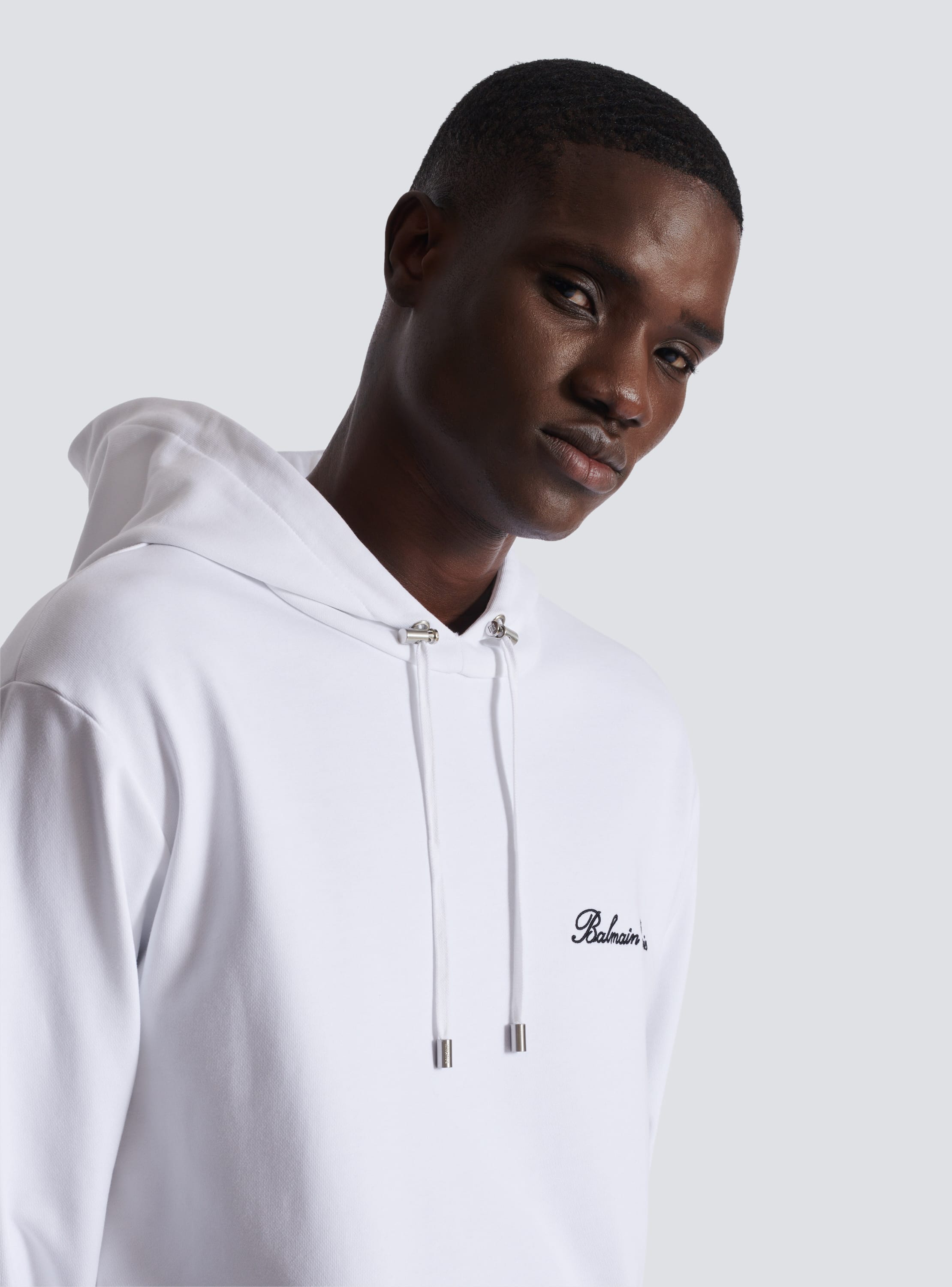 Balmain signature hoodie online