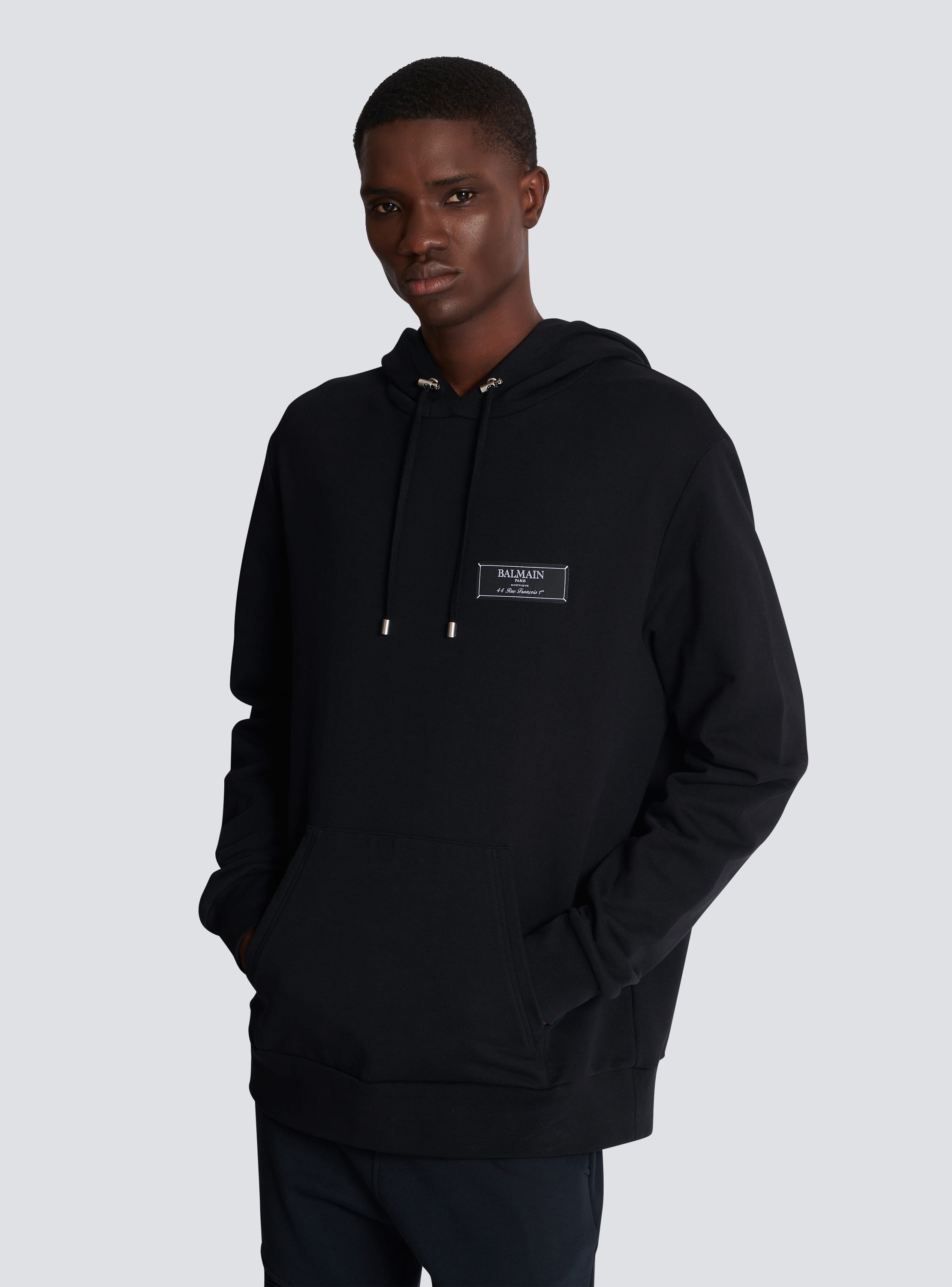 Balmain hoodie mens hotsell