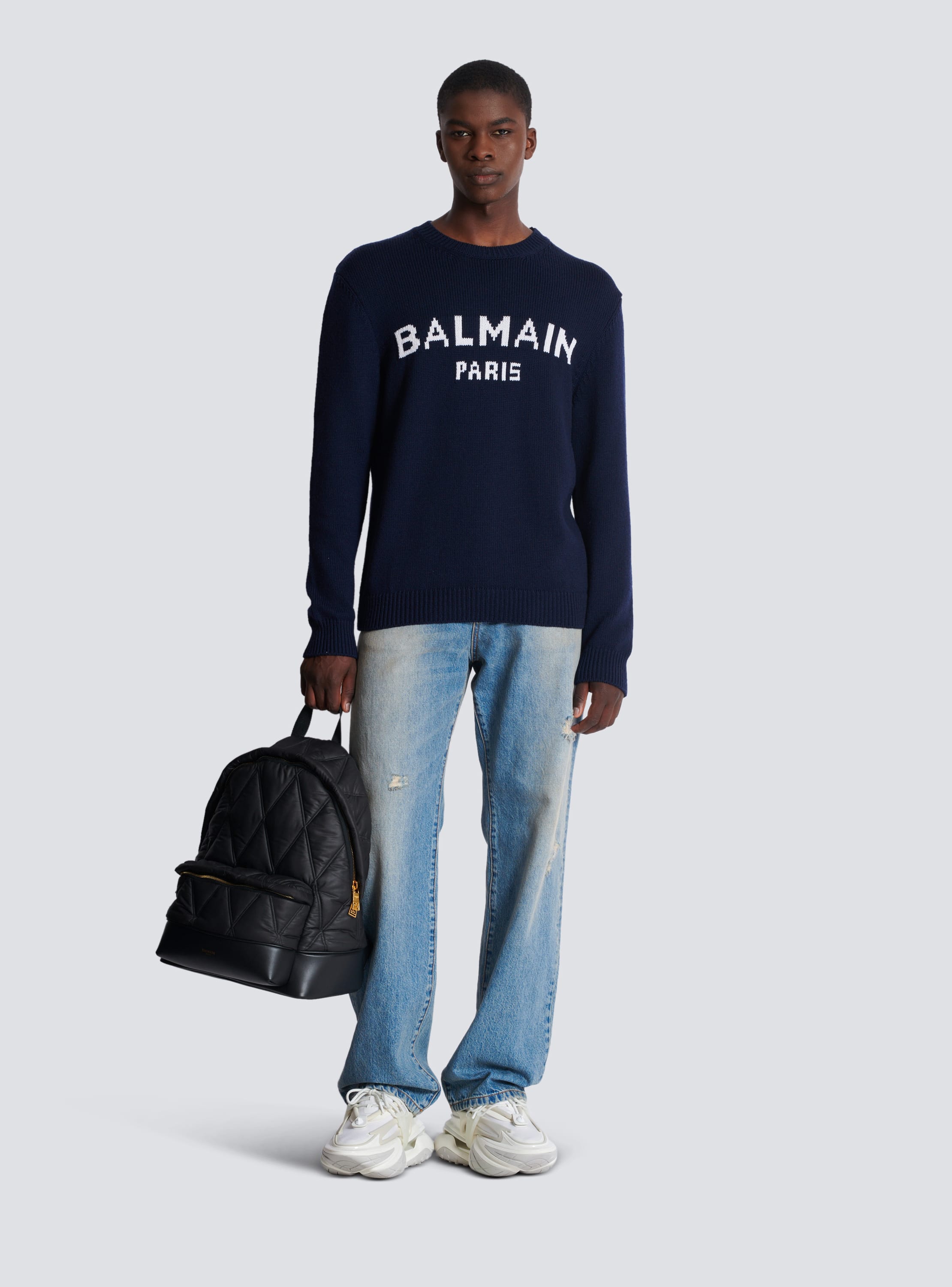 Wool Balmain Paris jumper