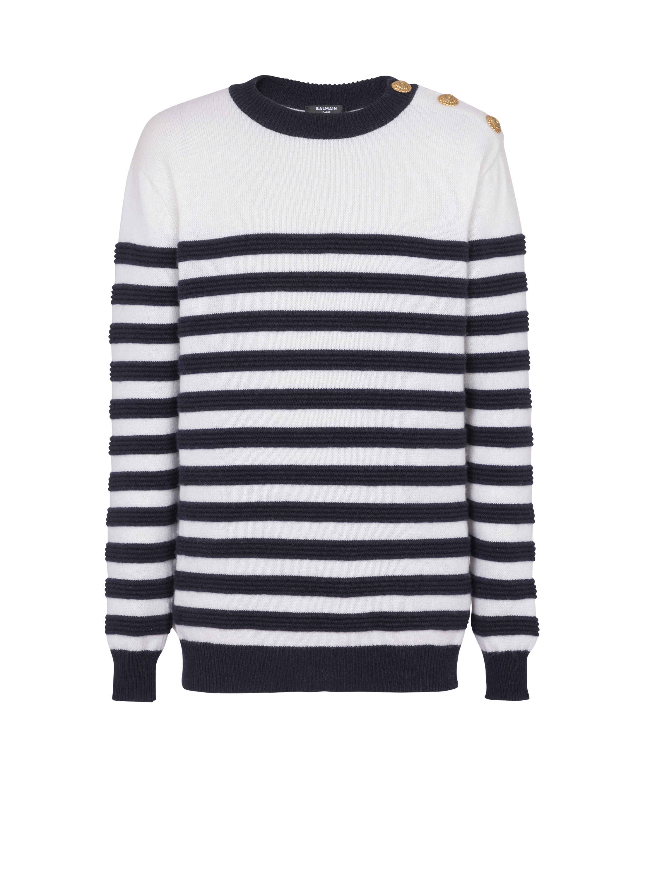 Striped cashmere jumper