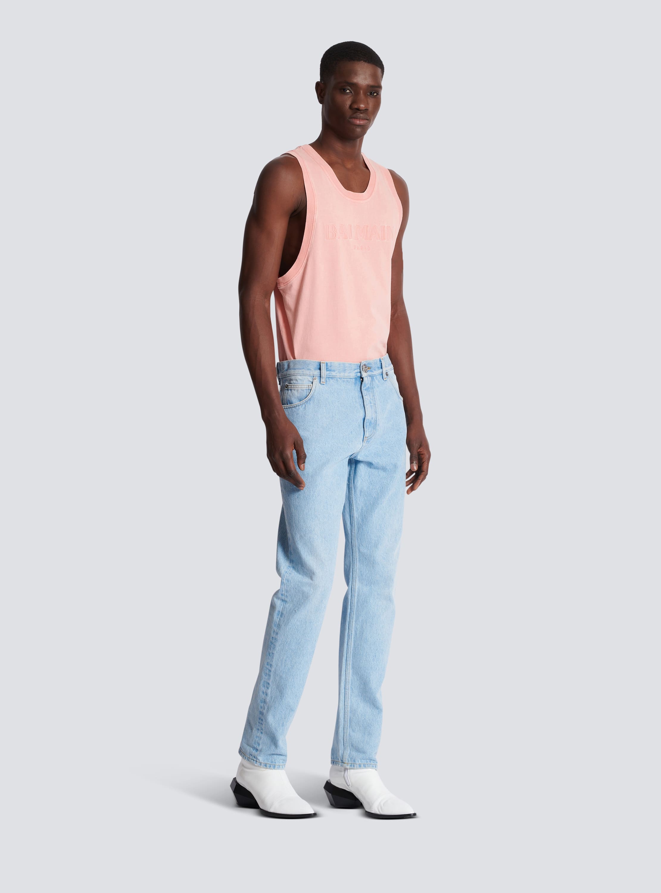 Balmain Light Blue Jeans (Size hotsell 38)