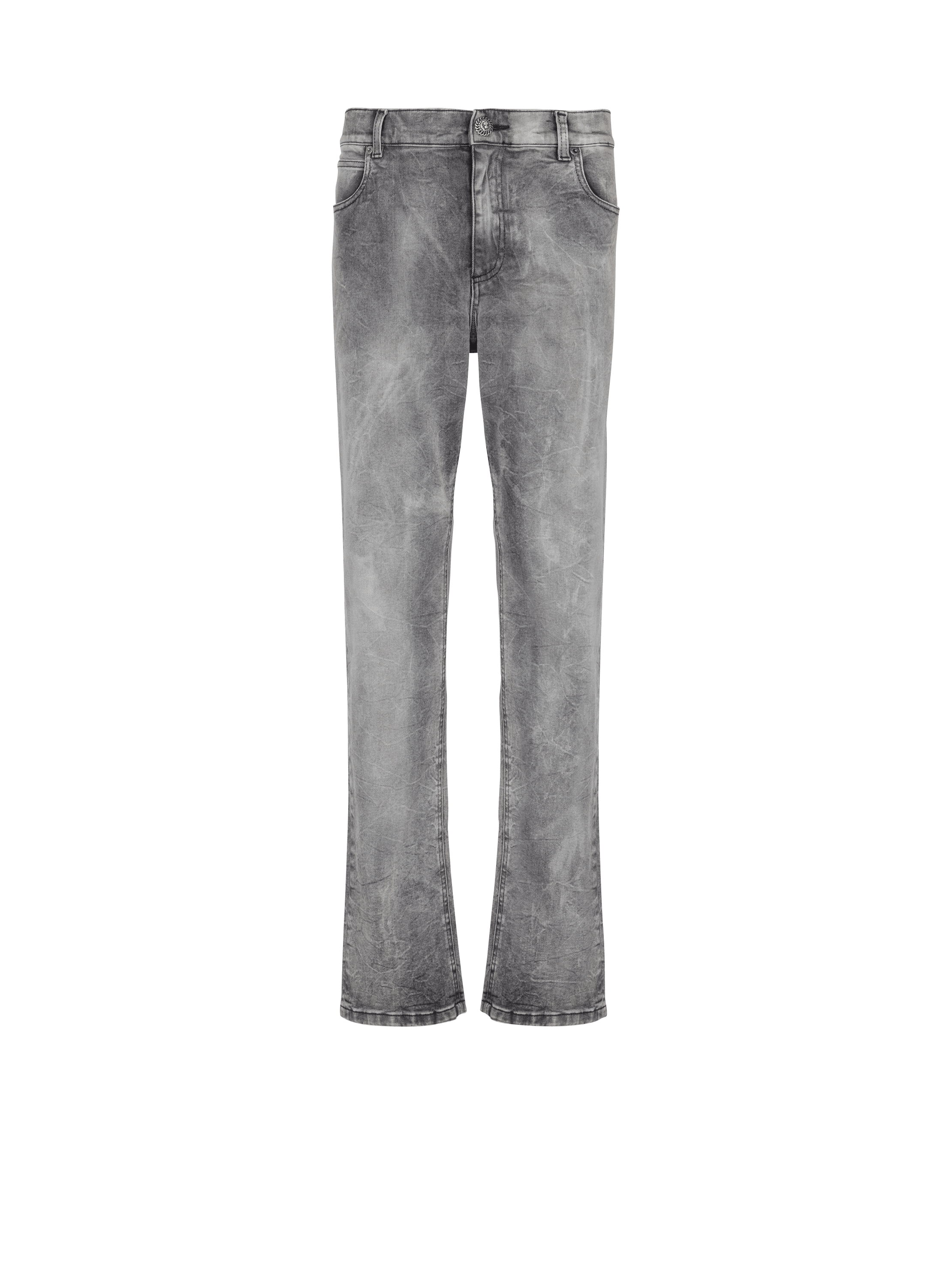 Jean regular en denim Grey