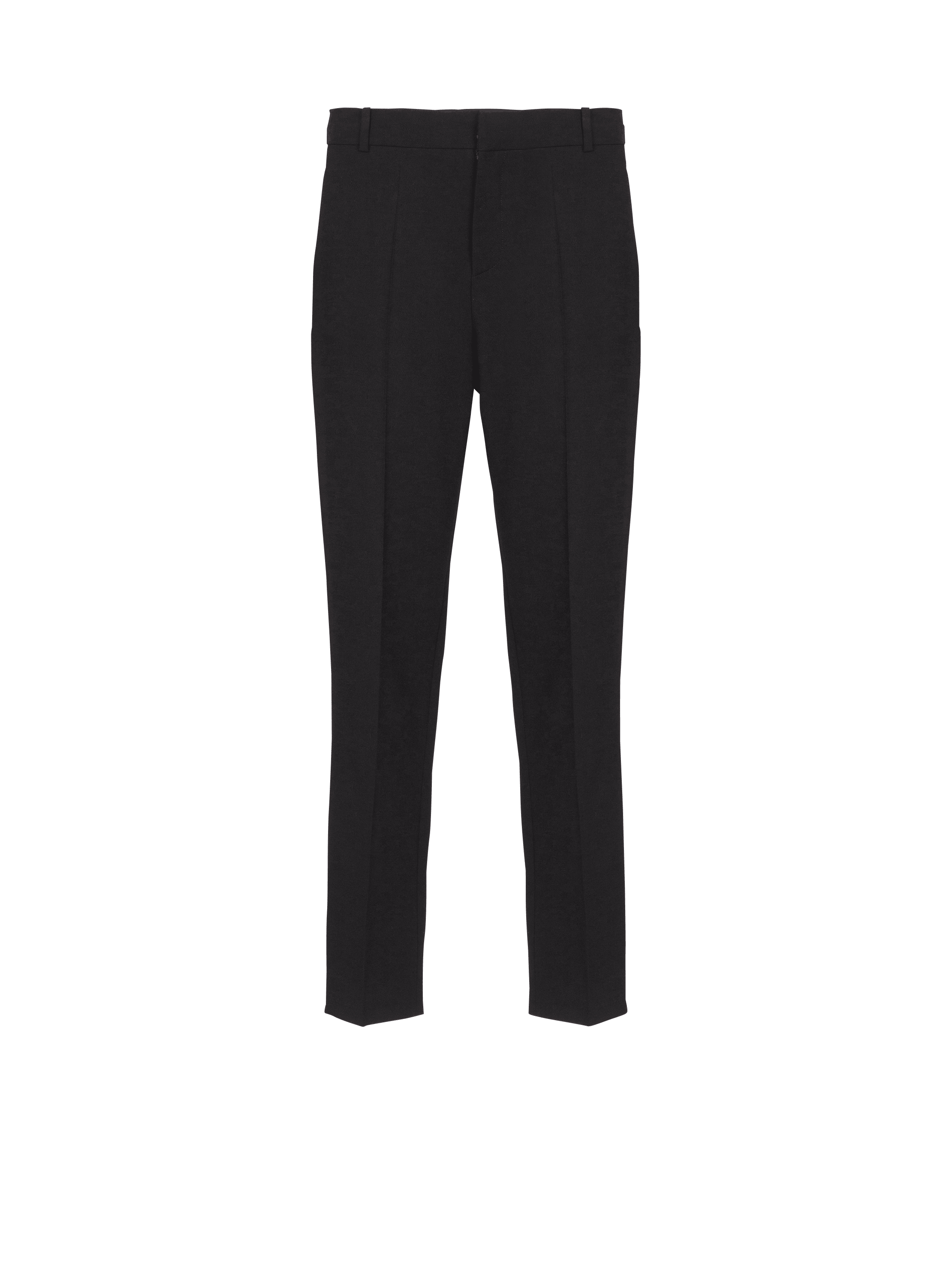 Pantalon en laine double crêpe