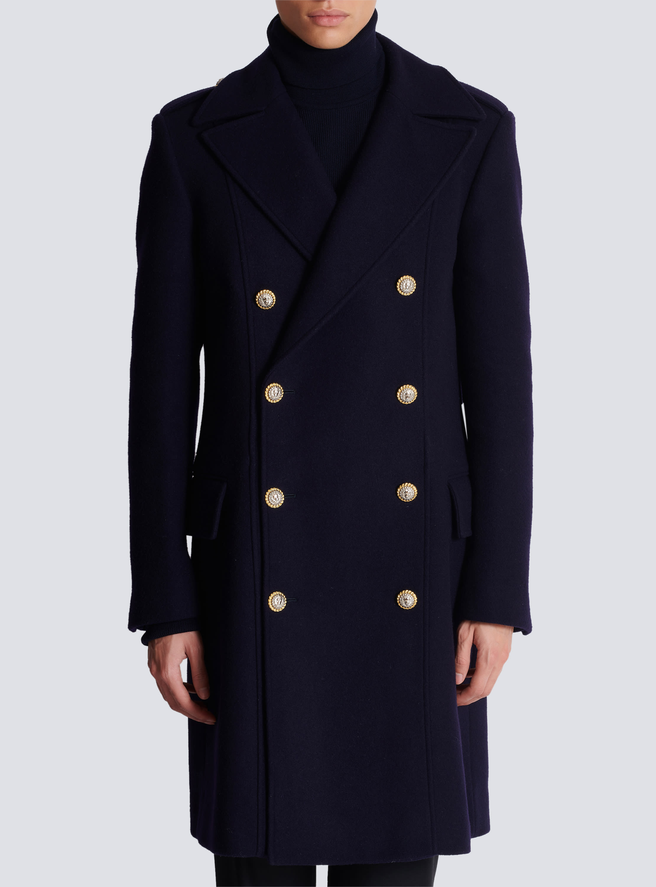 Balmain coat mens online