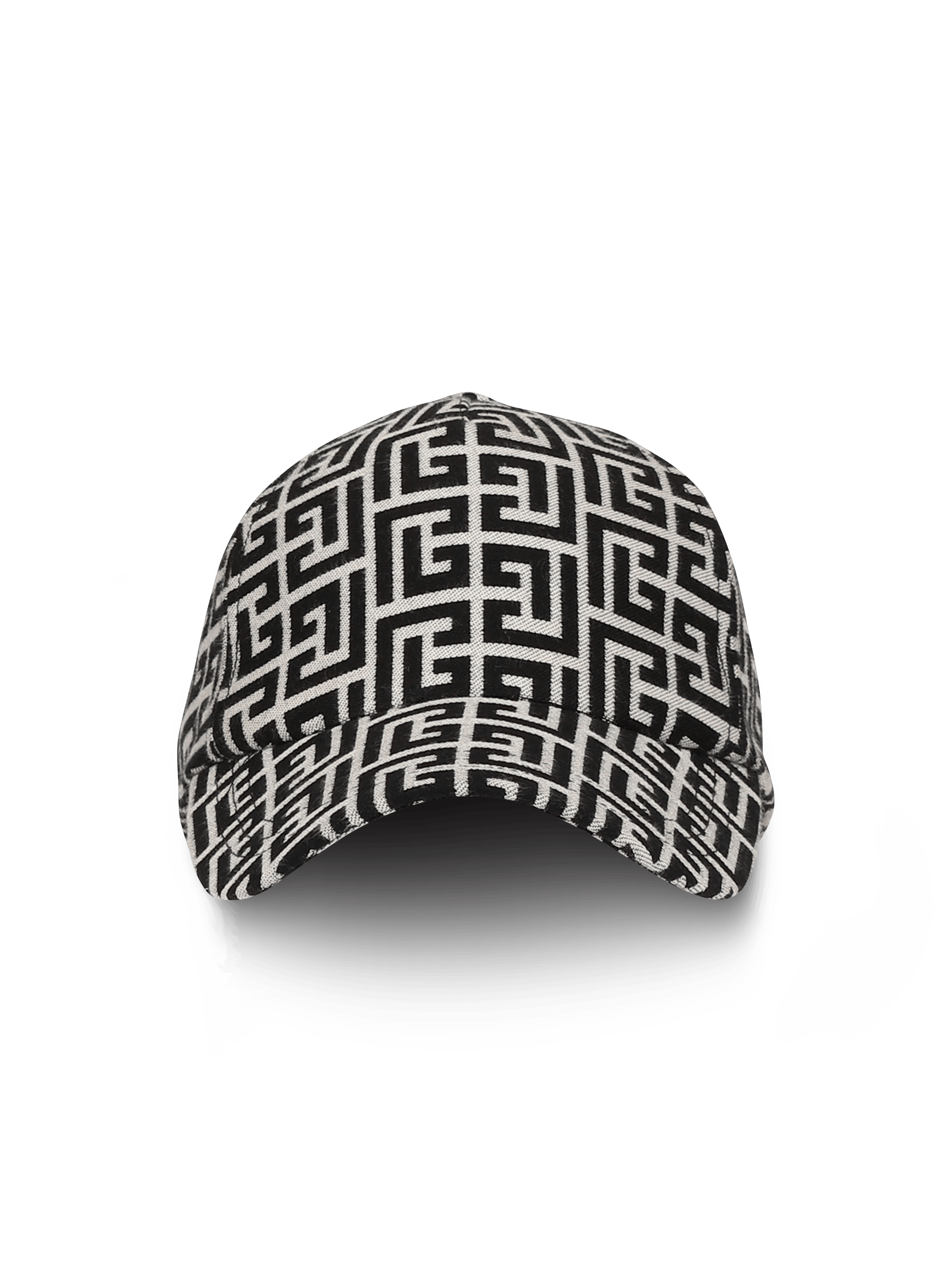 MONOGAM JACQUARD WOOL CAP