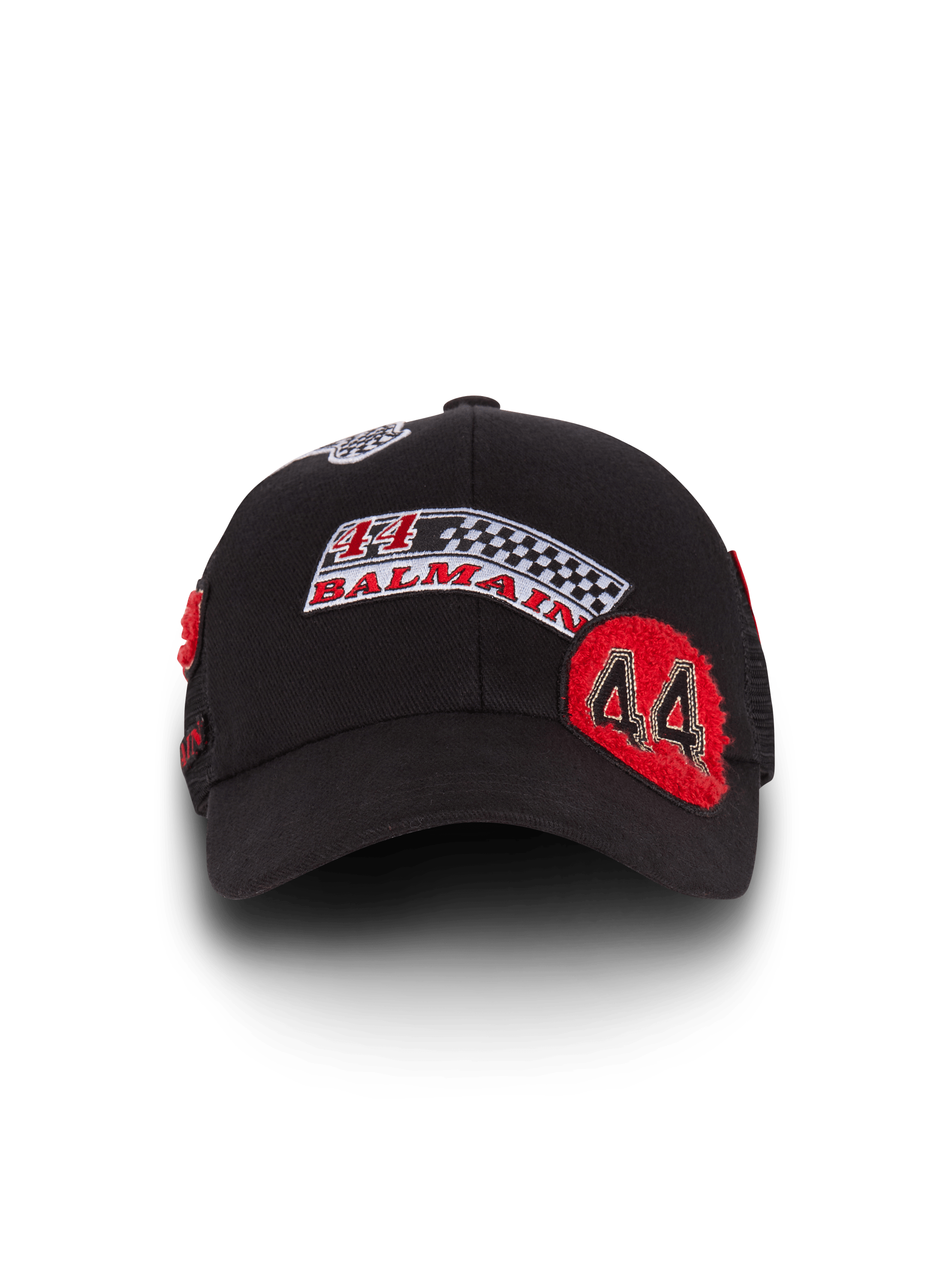 Gorra Balmain Racing con parches