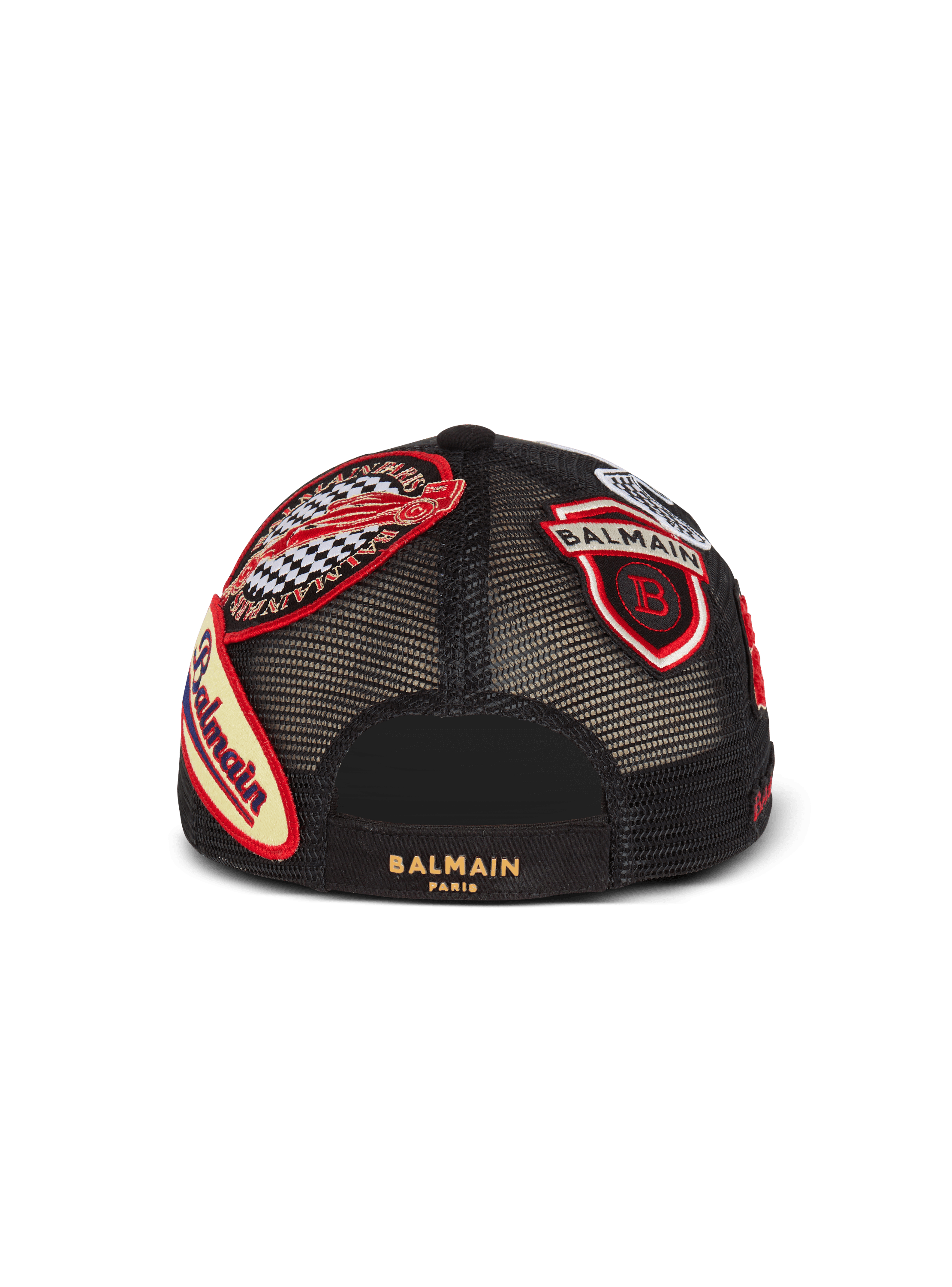 Balmain Racing cap with patches