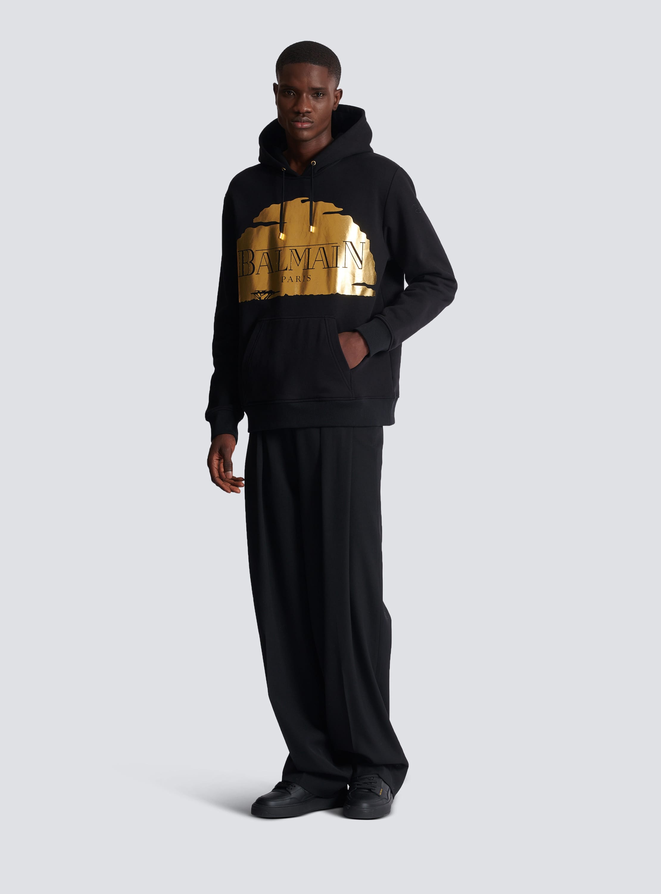 Disney x Balmain : The Lion King - bedruckter Hoodie Sunset