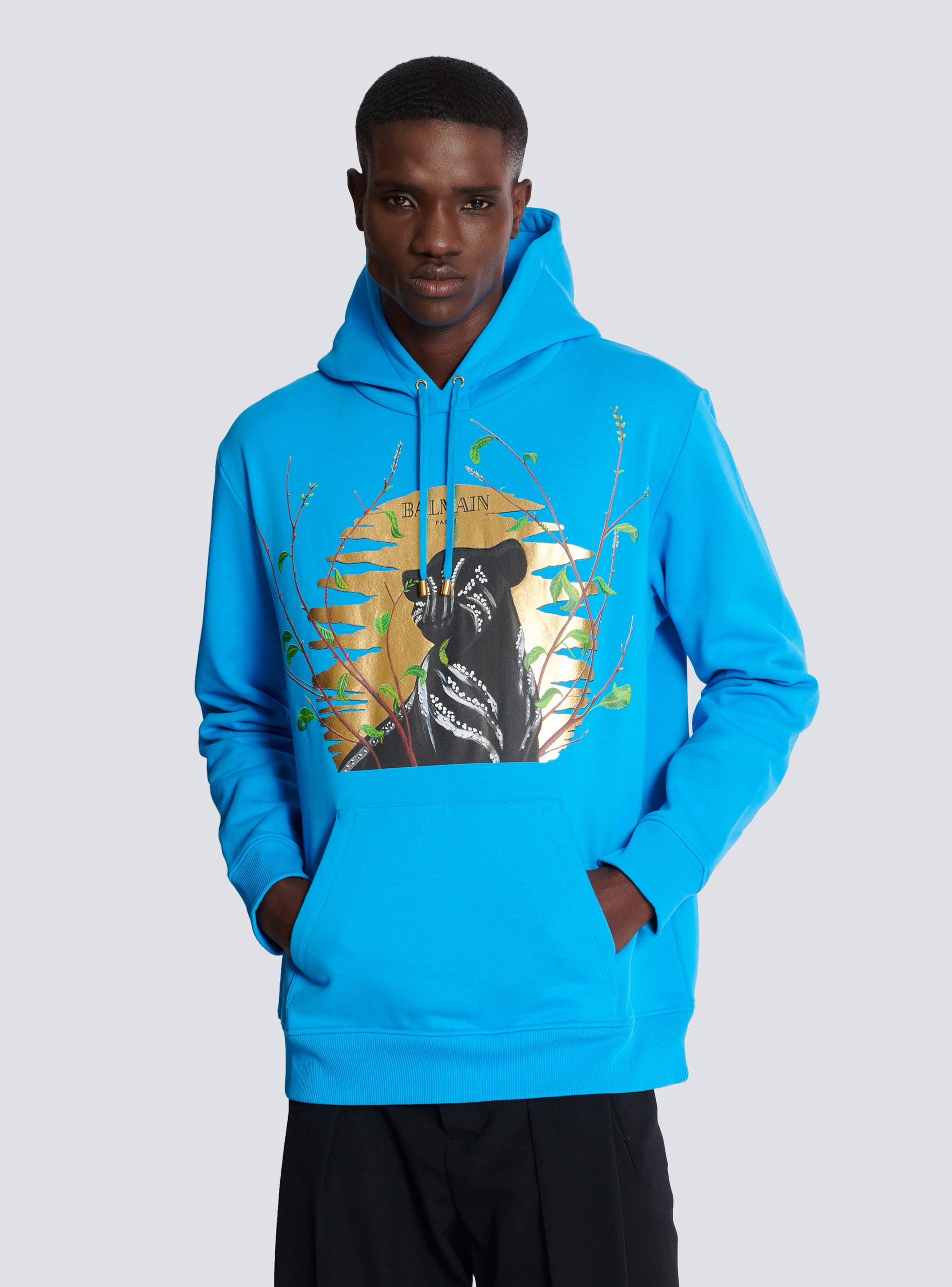 Balmain h&m hoodie best sale