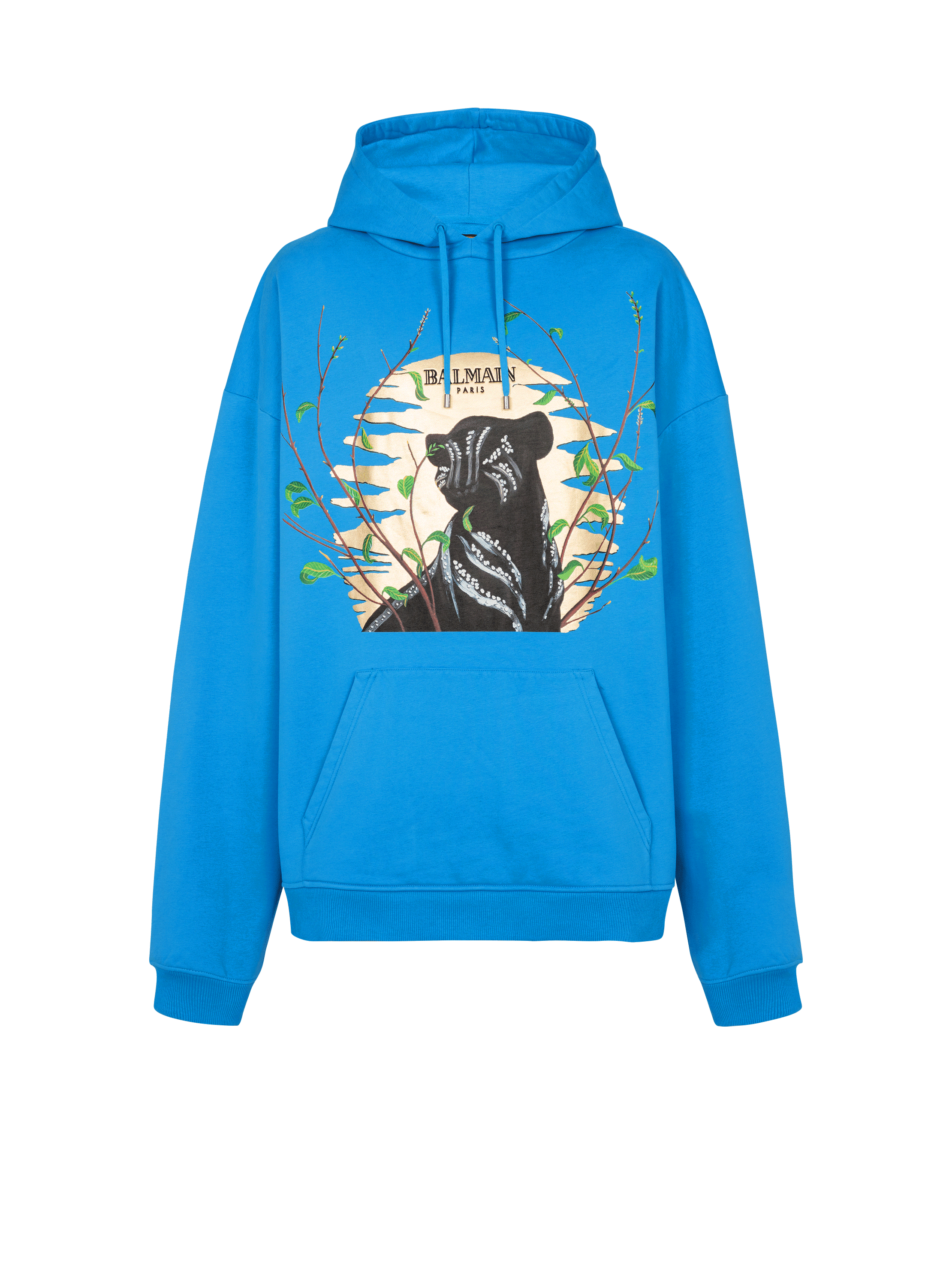 Disney x Balmain: El Rey León - Sudadera con capucha con estampado de Cassius Khumalo