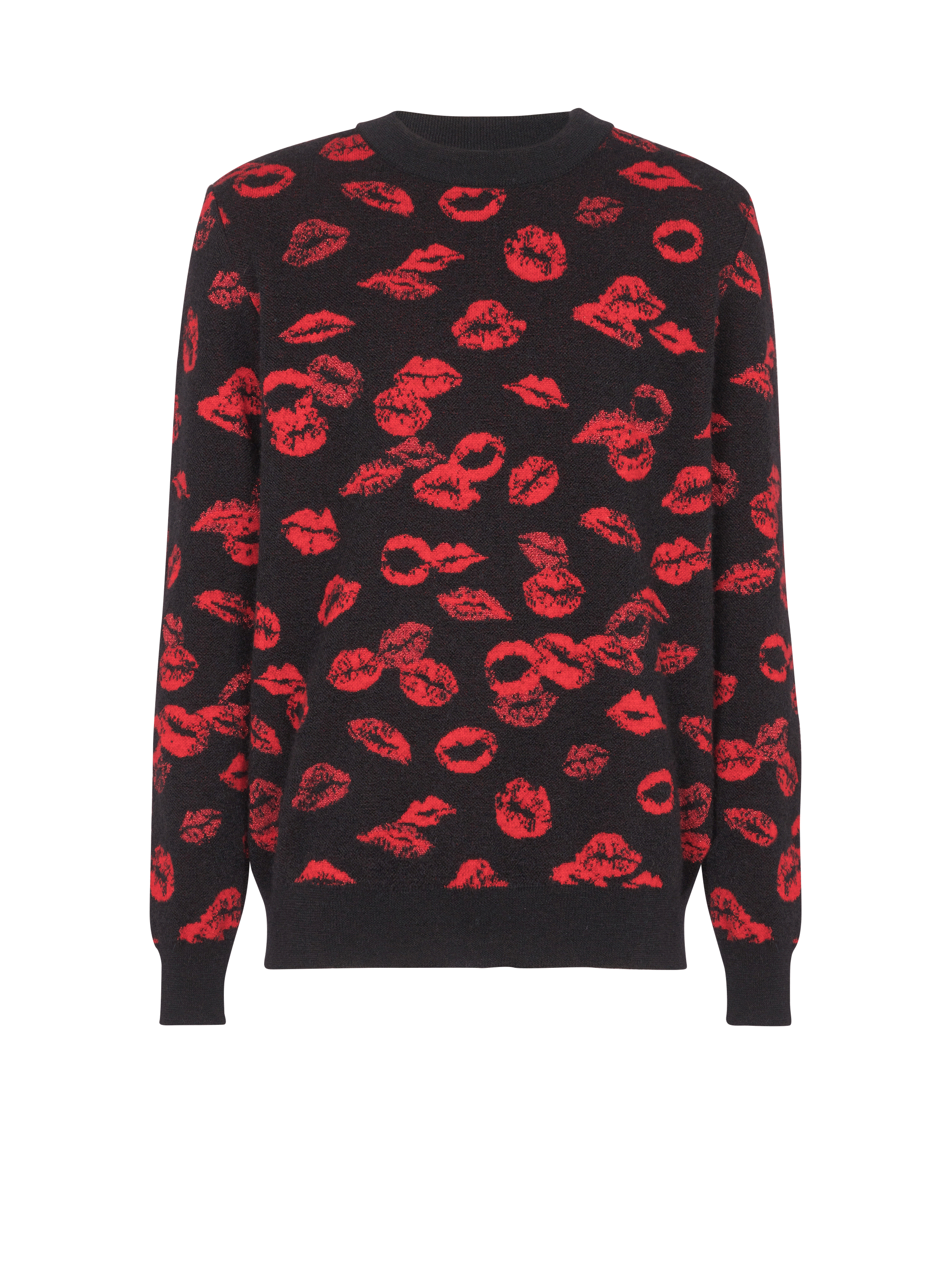 Kiss-Pullover aus Mohair von Balmain