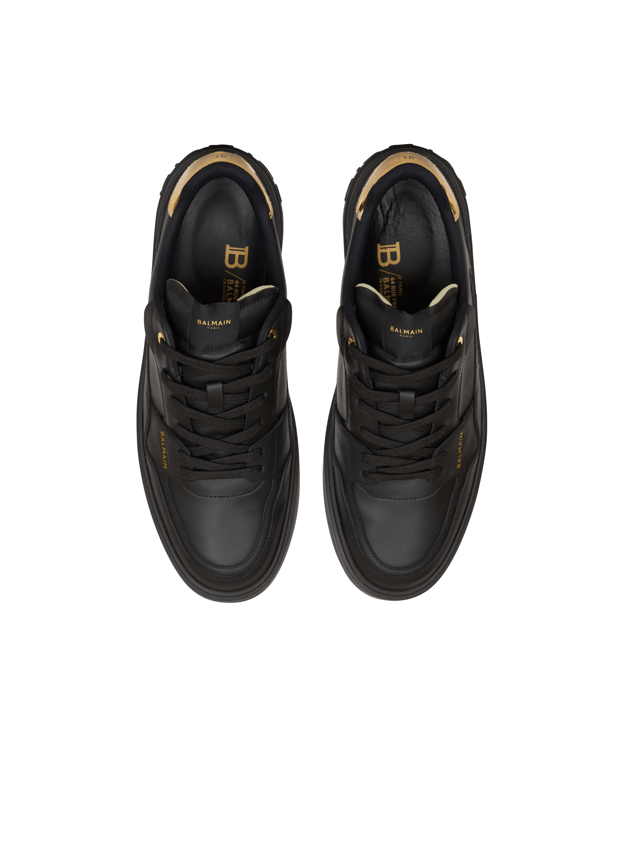 B Court Flip trainers in calfskin black Men BALMAIN