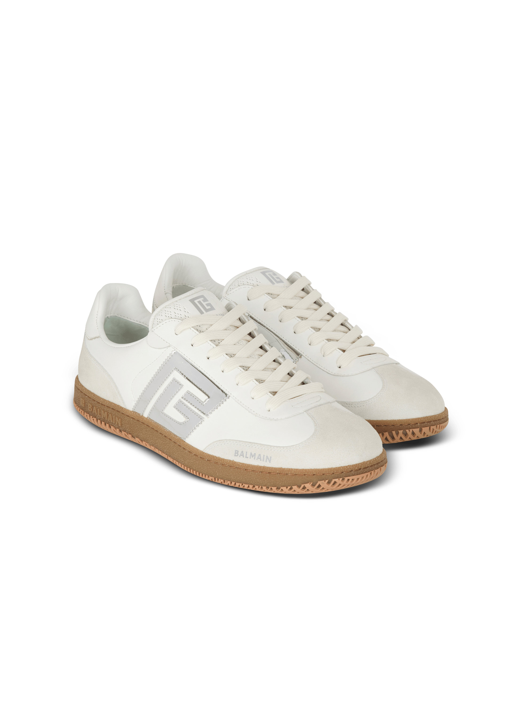 Sneakers Balmain Swan in pelle di vitello