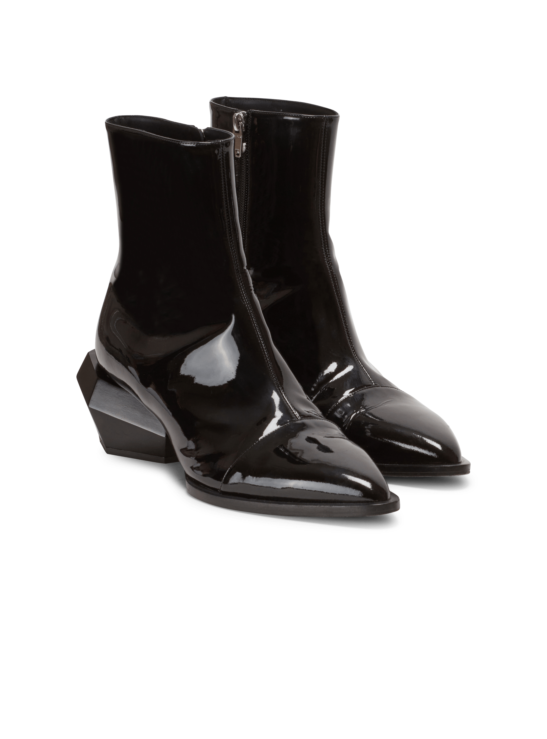 Bottines Billy en cuir verni