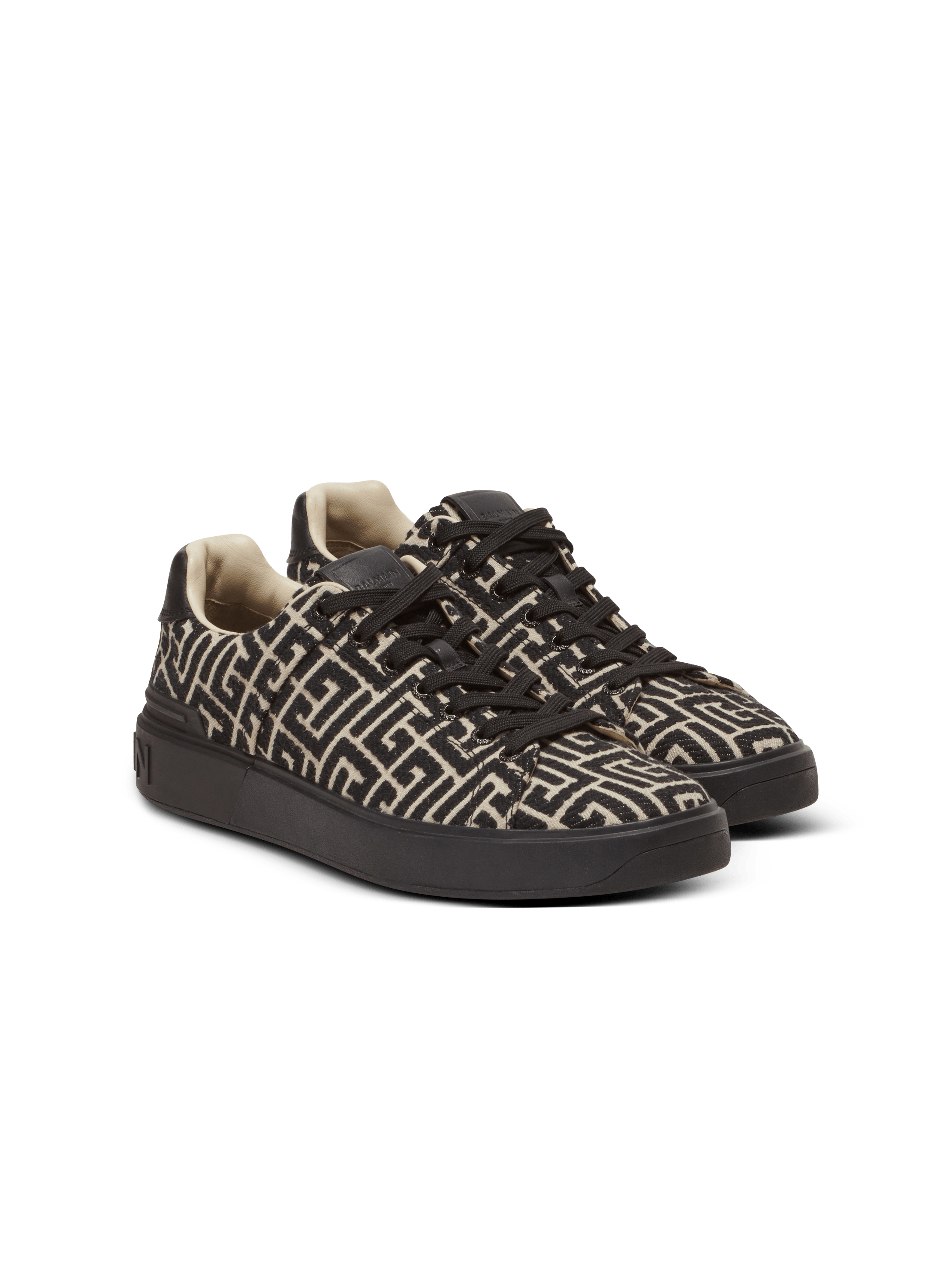 B-Court trainers with jacquard monogram