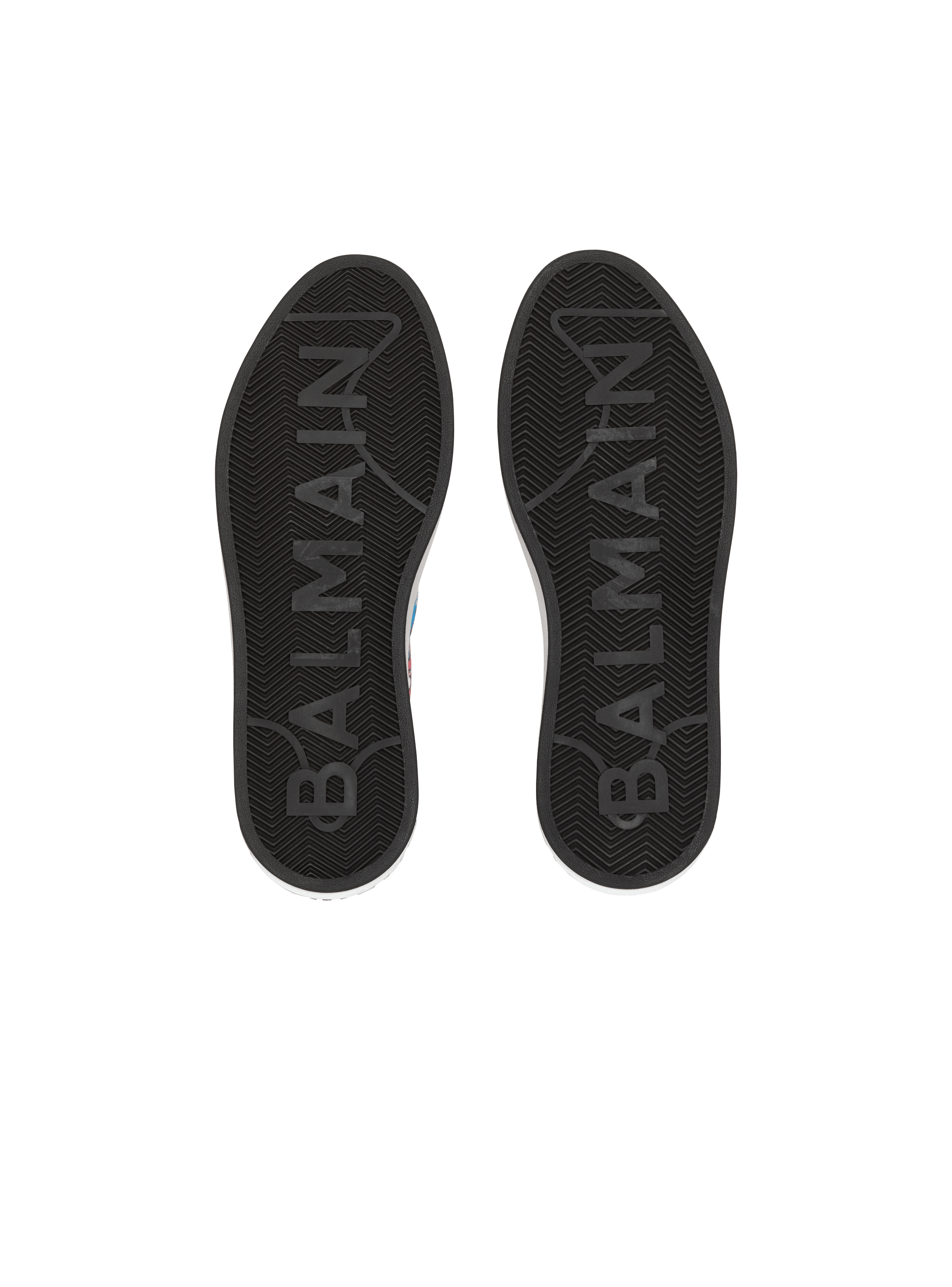 Disney x Balmain The Lion King B Court High Top trainers with Enfant Precoce print