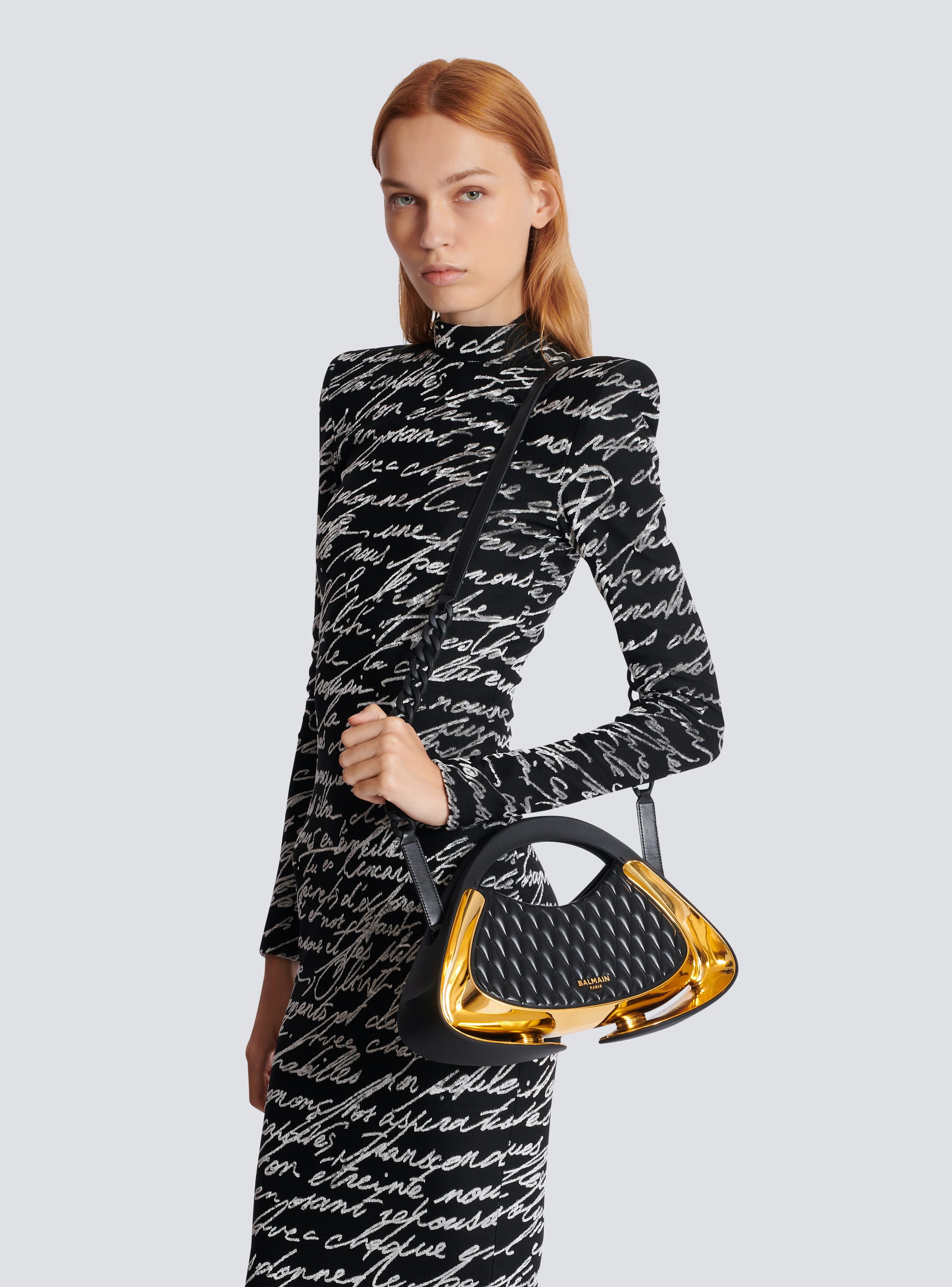 Balmain quilted bag hot sale