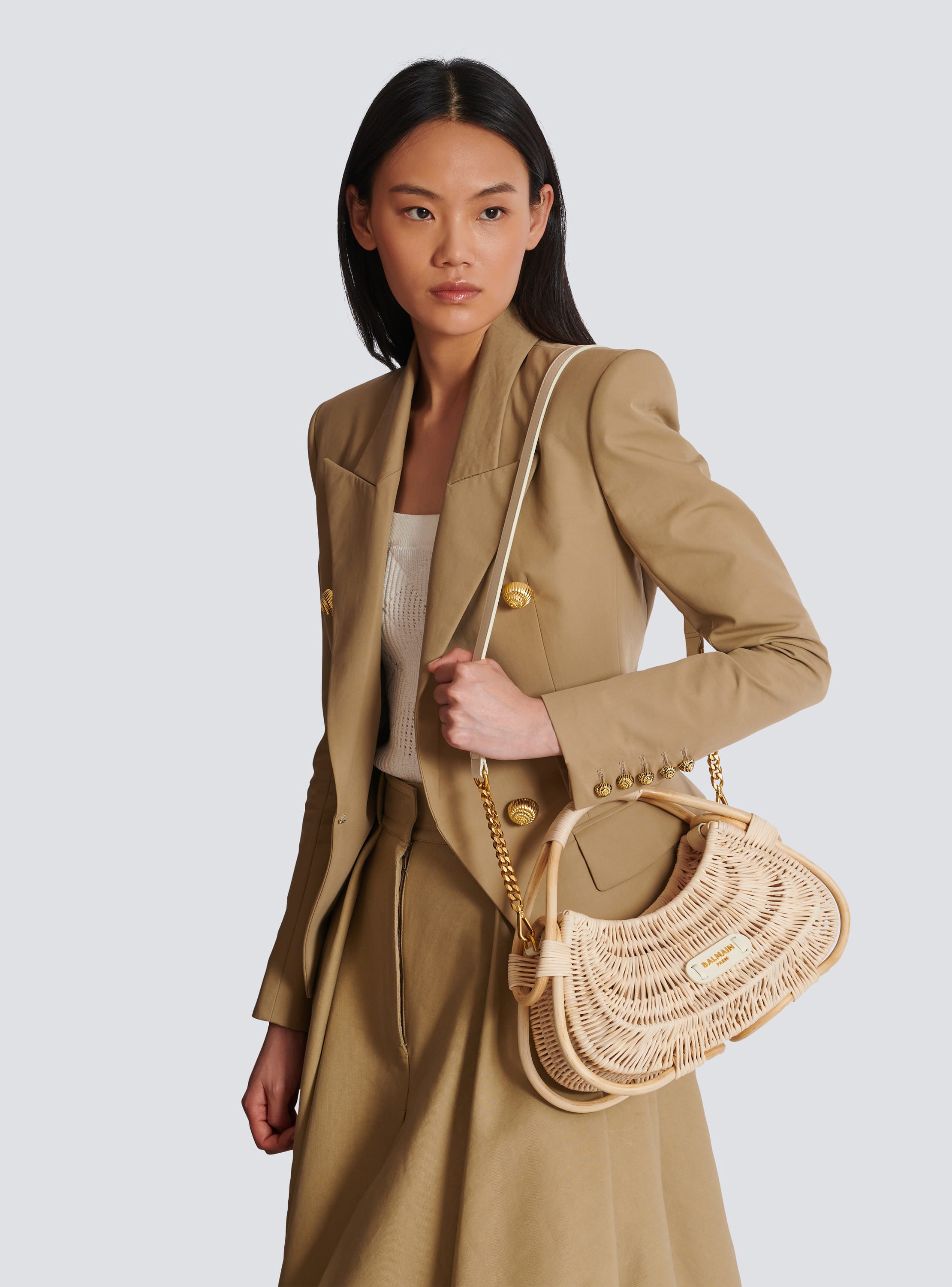 Medium Jolie Madame wicker basket bag