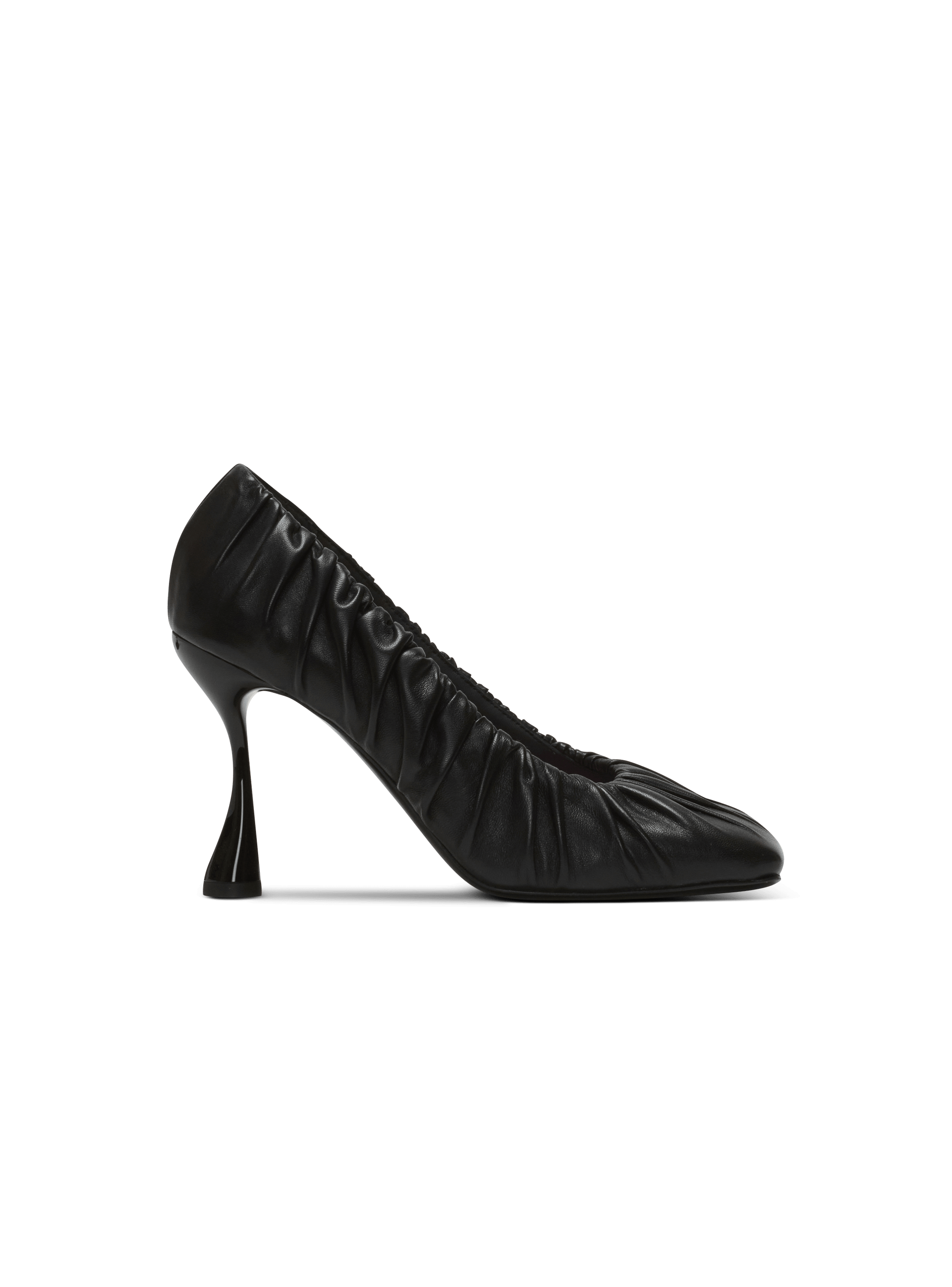 Eden pumps in gathered lambskin