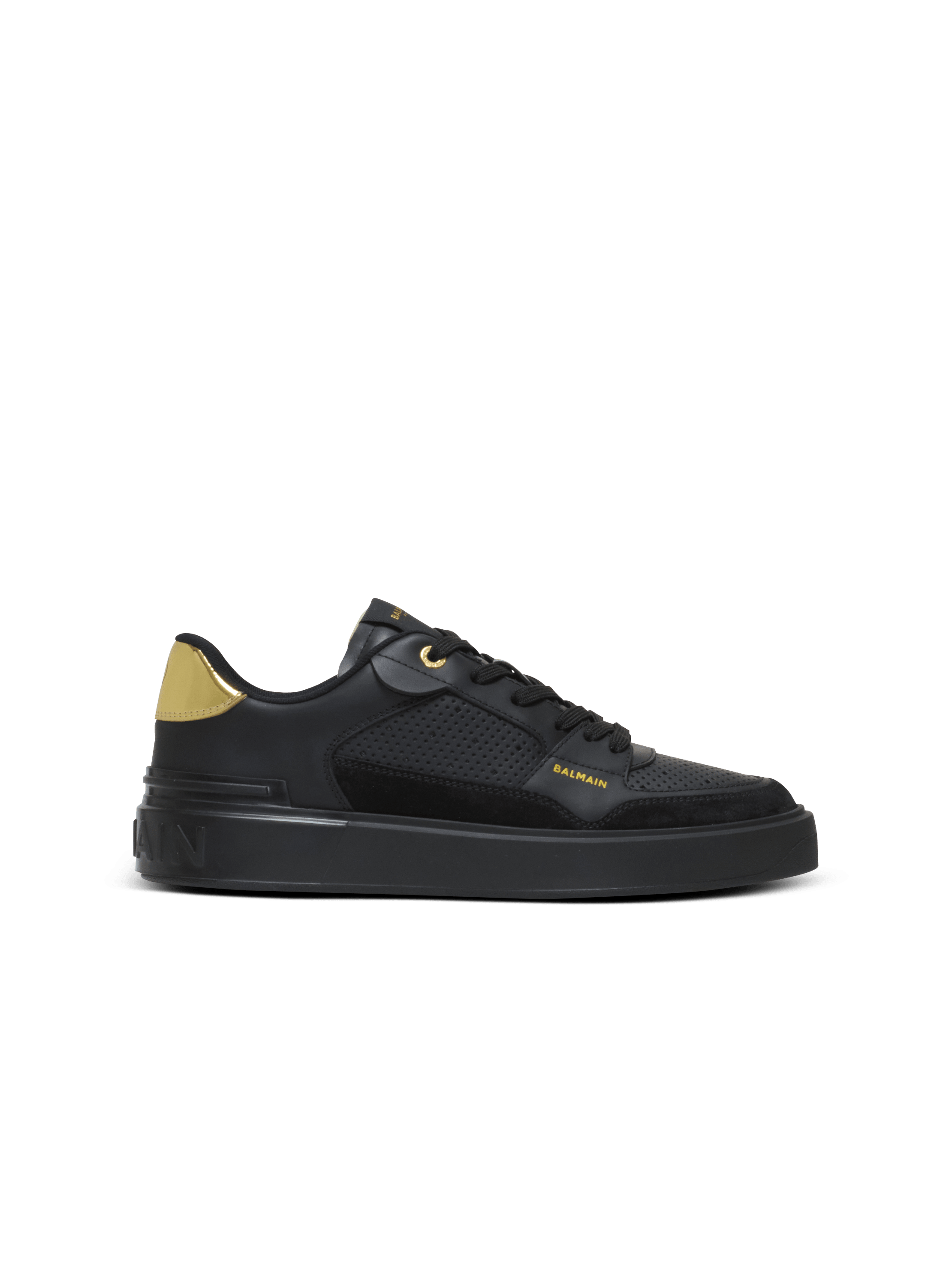 B Court Flip trainers in calfskin black Women BALMAIN B Court Flip trainers in calfskin black Women BALMAIN
