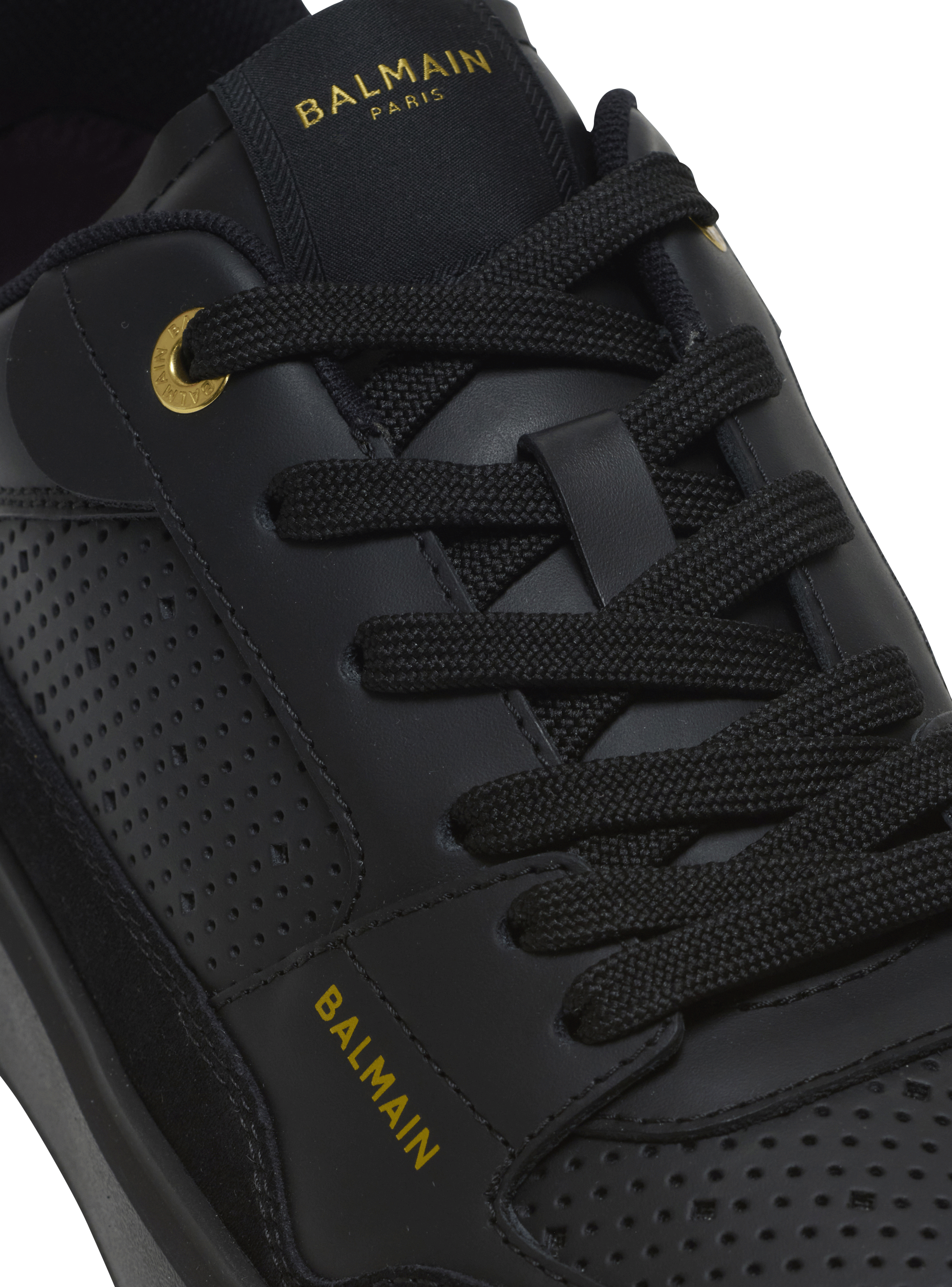 B-Court Flip trainers in calfskin black - Women | BALMAIN