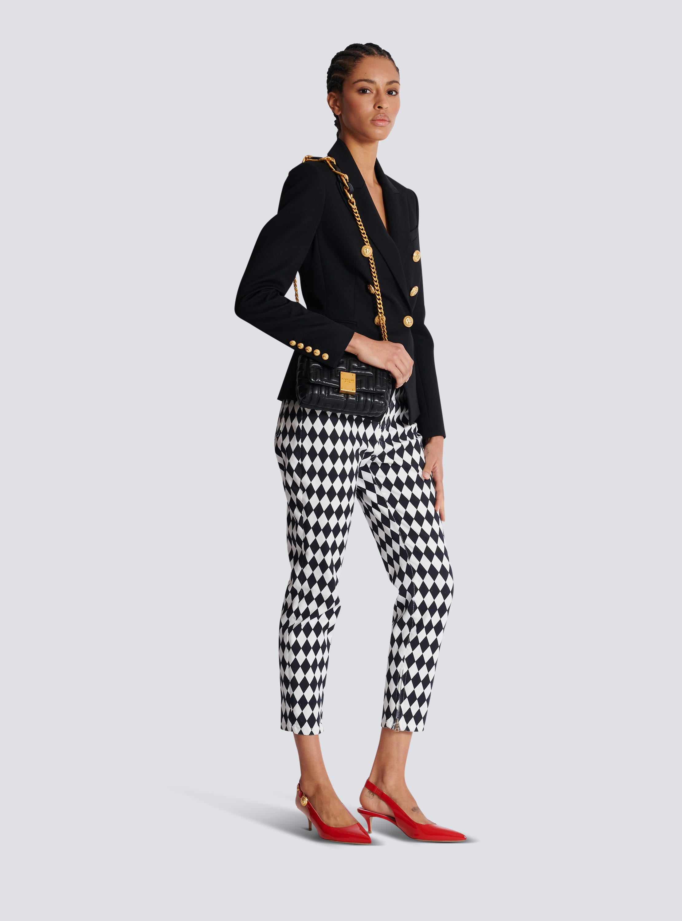 1945 ソフト キルティングレザー ミニバッグ - Women | BALMAIN