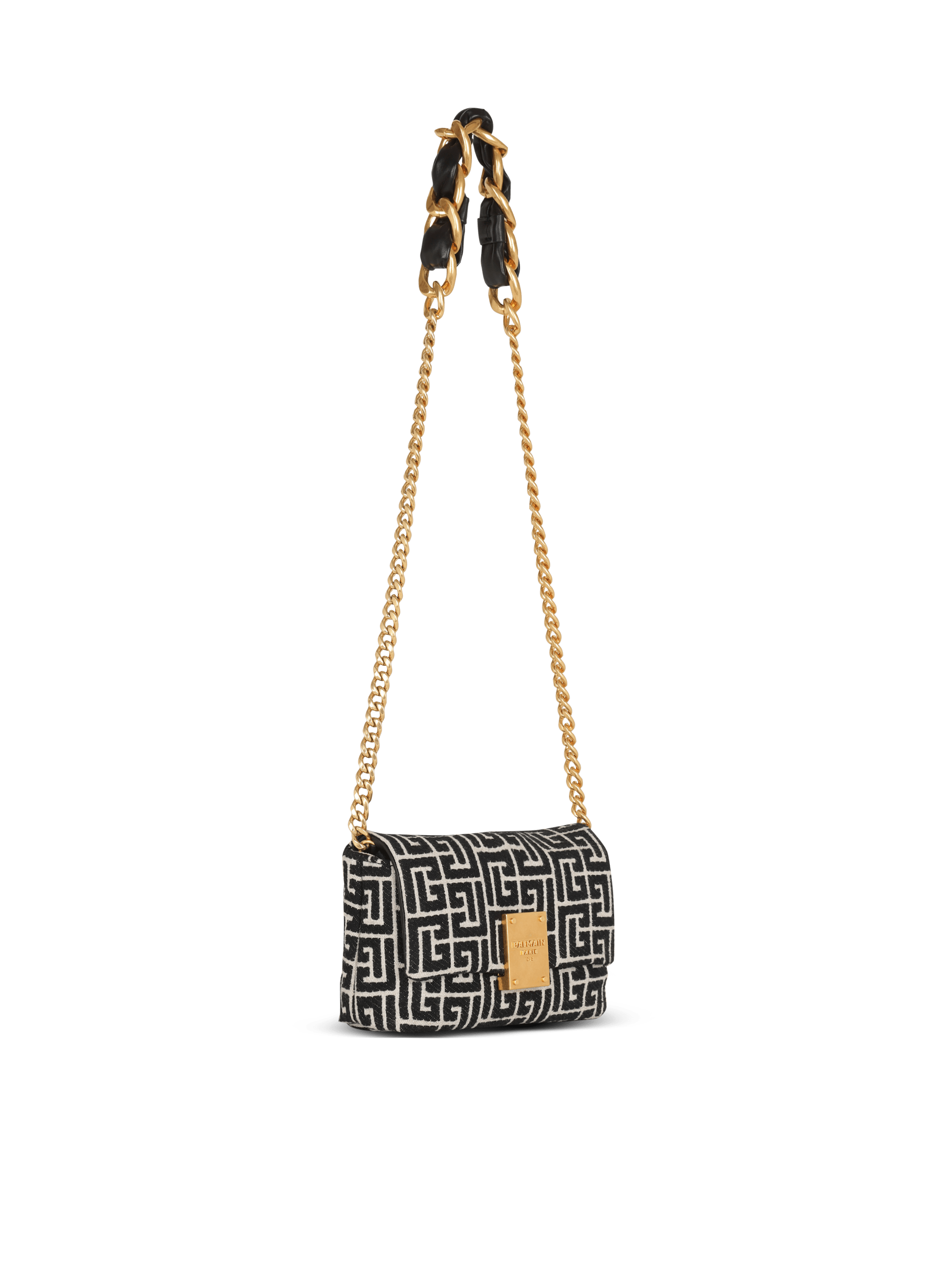 Borsa 1945 Soft modello mini in jacquard con monogramma