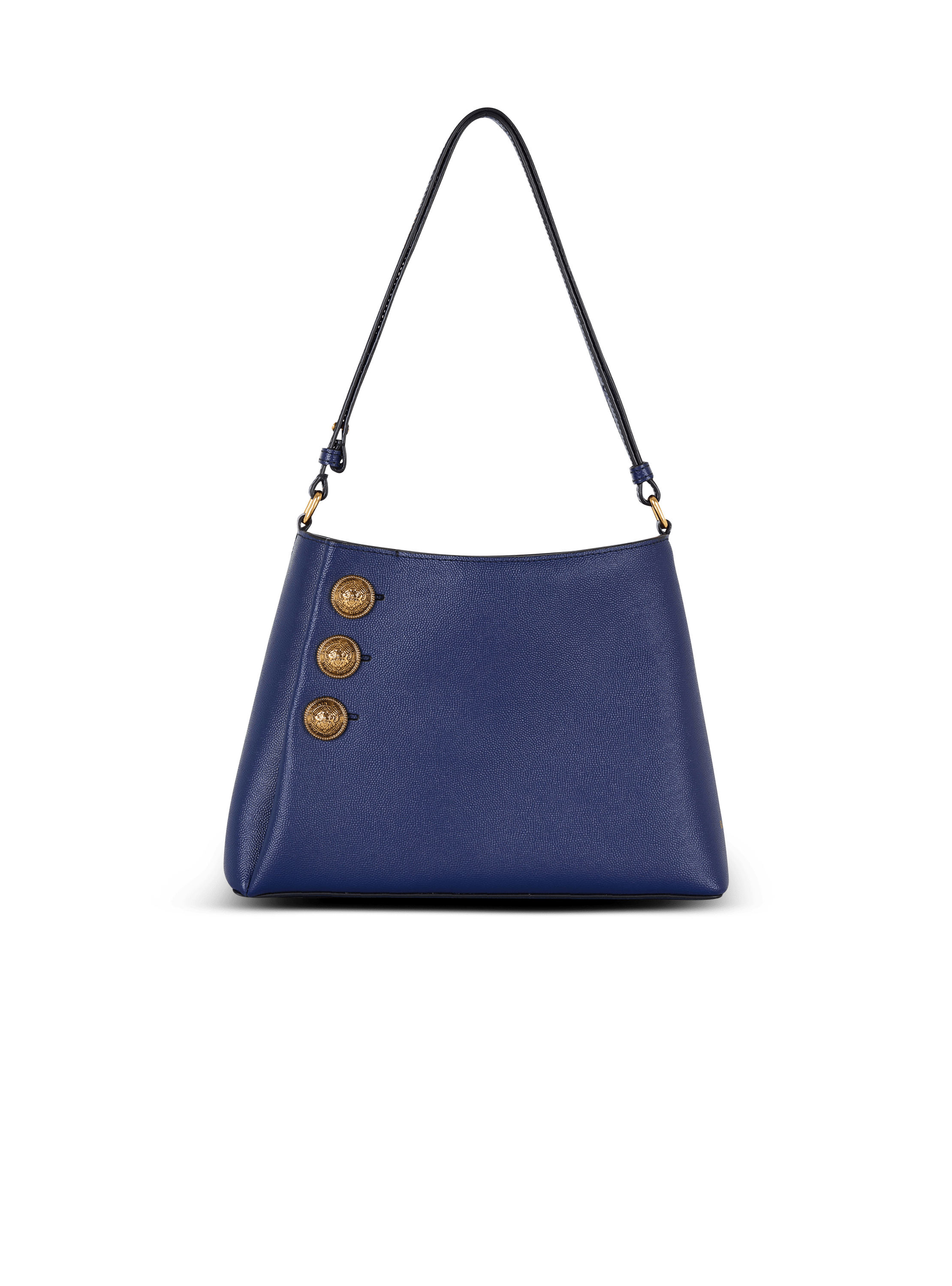 Embleme Shoulder bag in grained calfskin