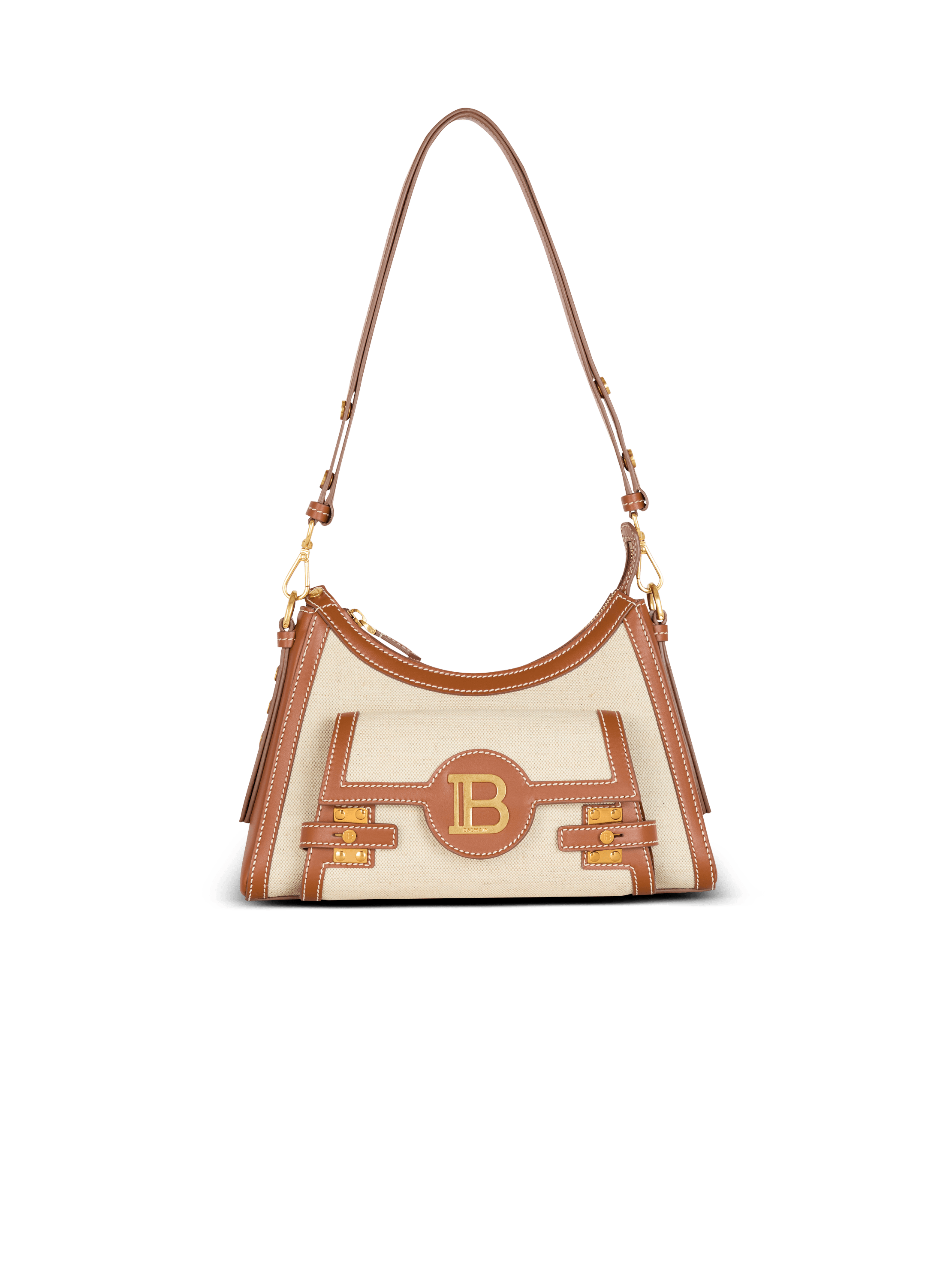 Sac B-Buzz Hobo en cuir et toile