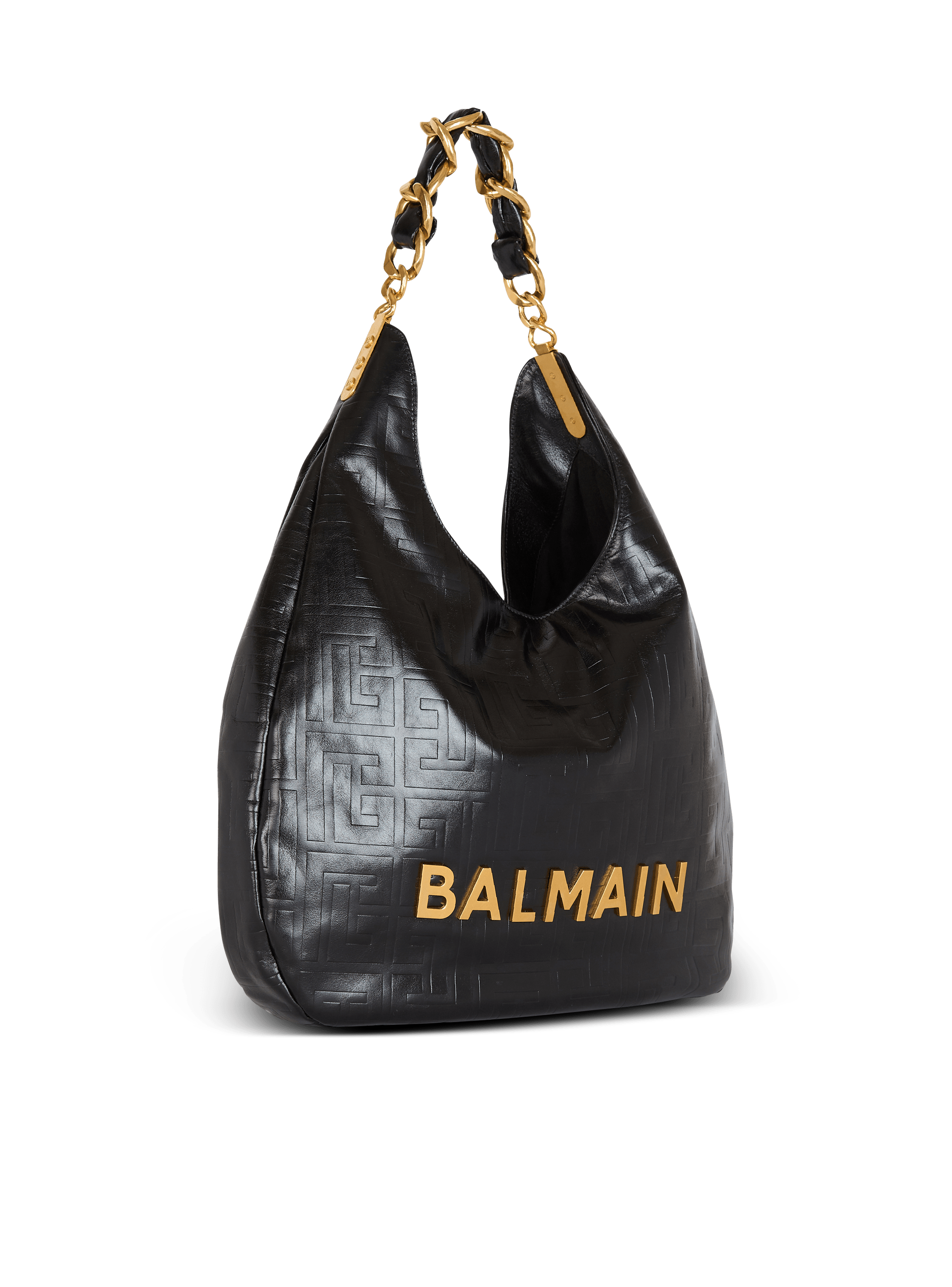 balmain hobo bag