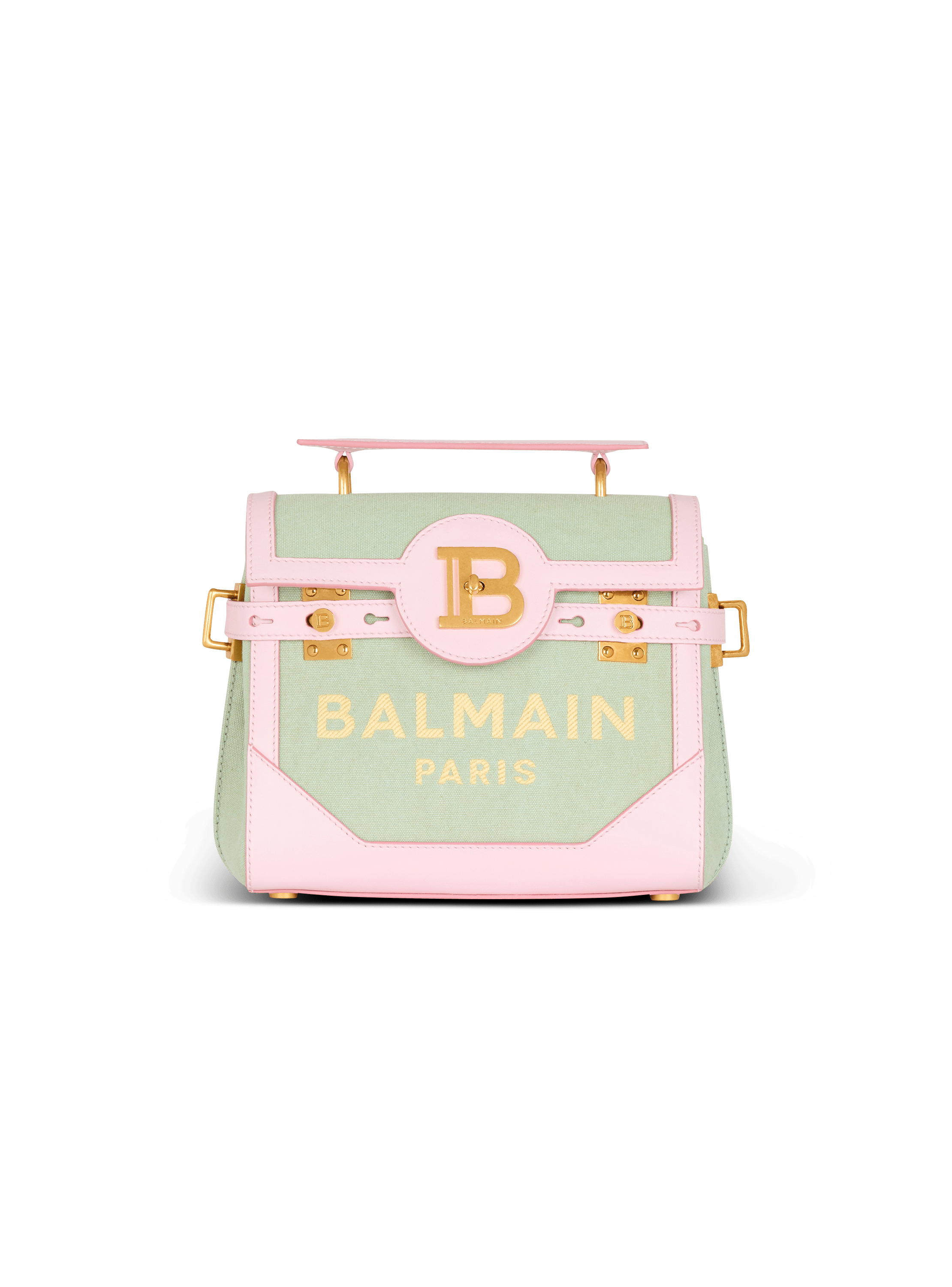B-Buzz 23 leather and canvas bag
