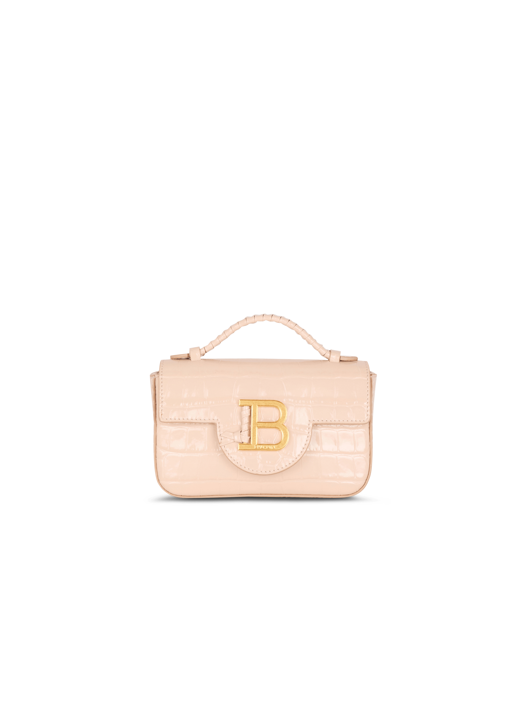 B-Buzz 17 Mini bag in crocodile-embossed calfskin