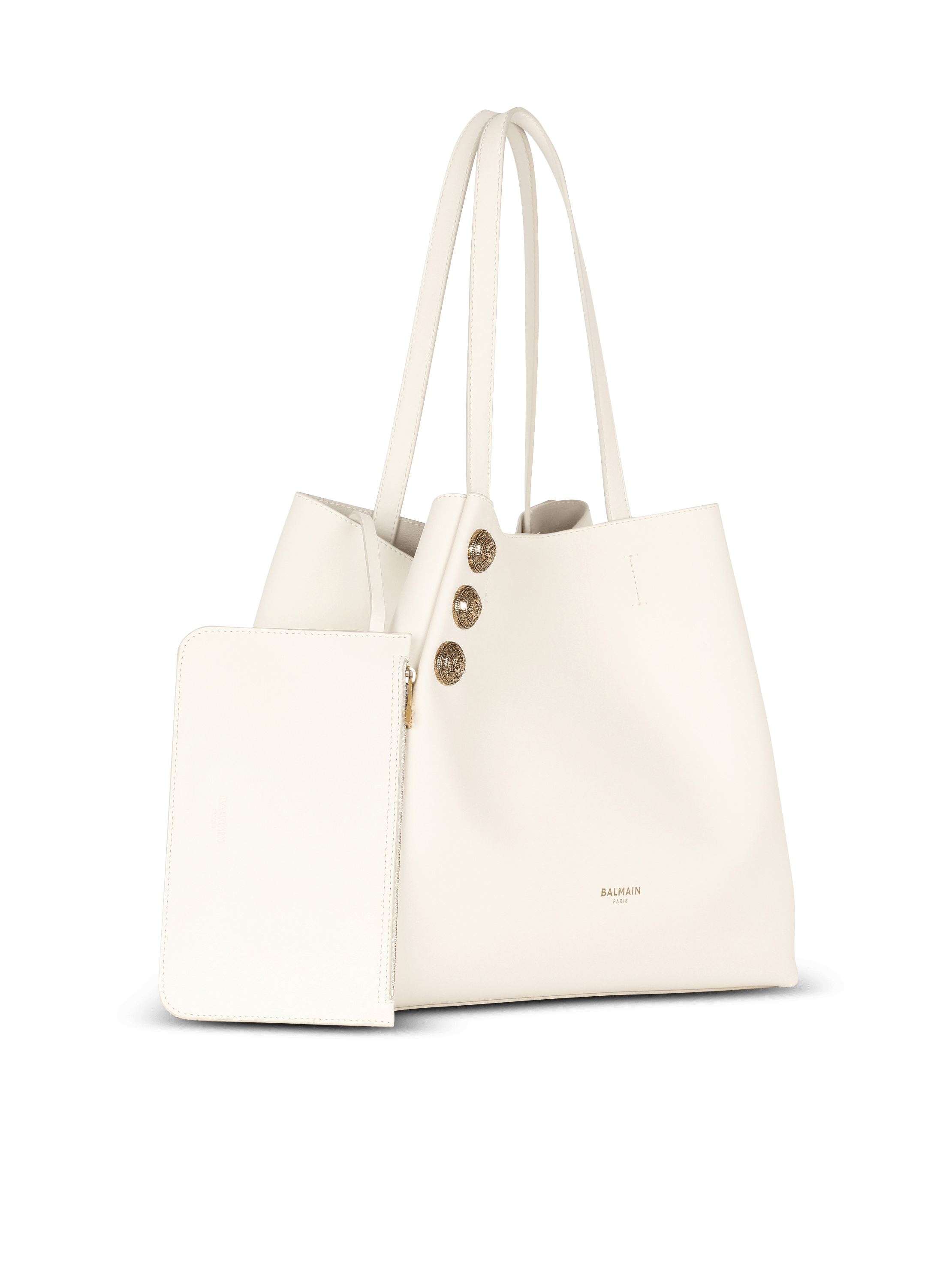 White leather tote bag sale