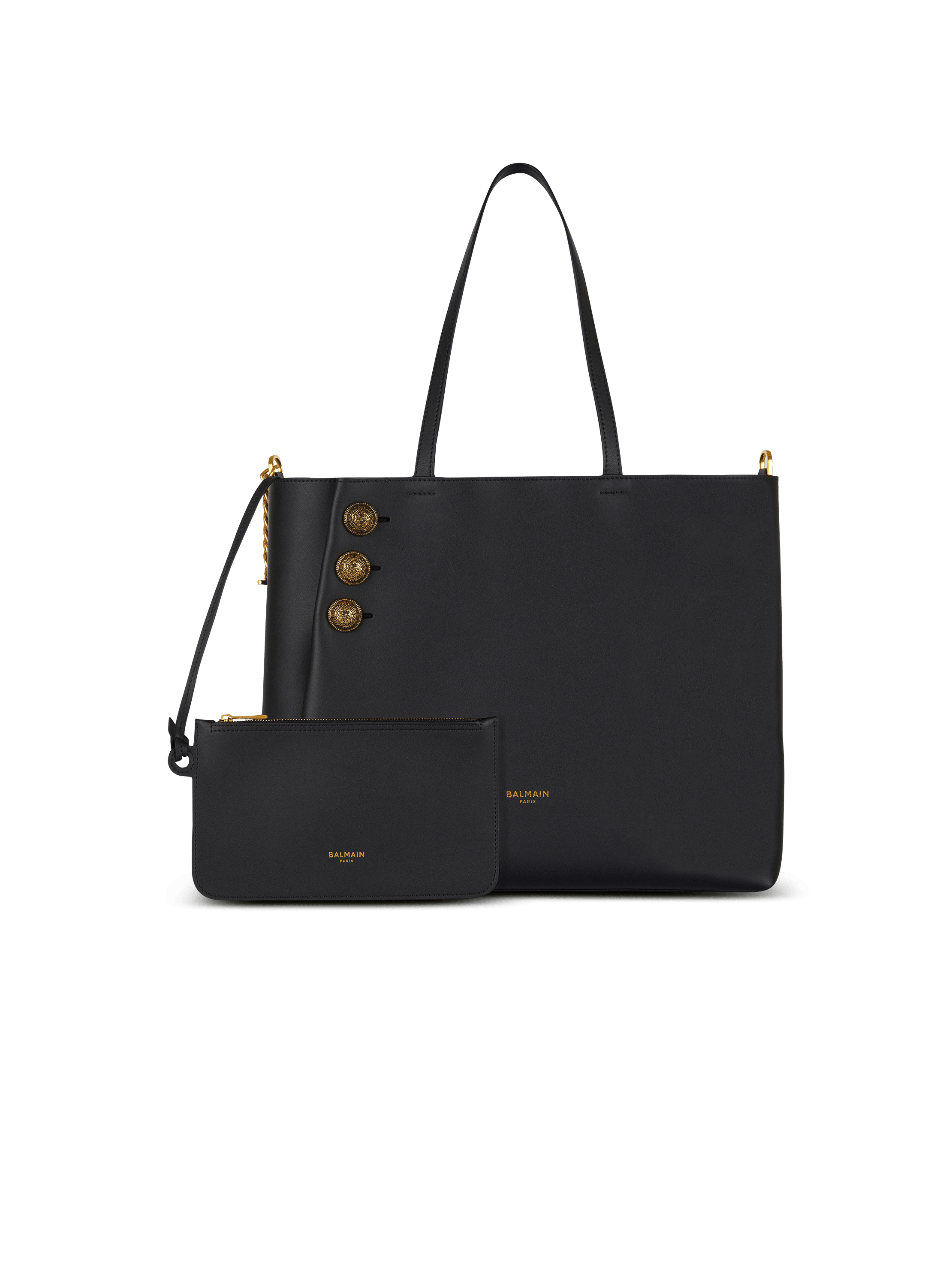 Balmain leather tote sale