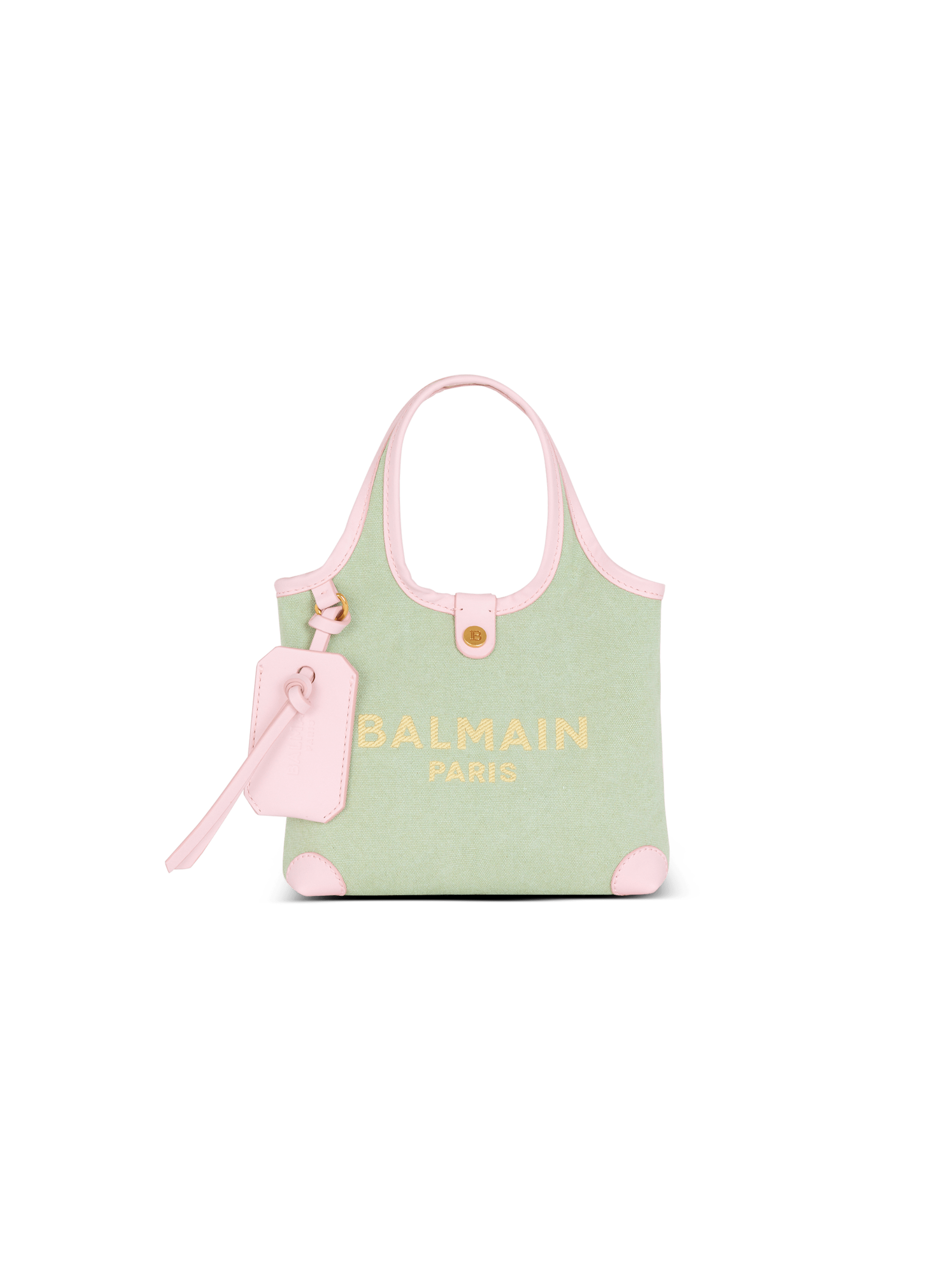 Mini Grocery Bag B-Army in tela e pelle