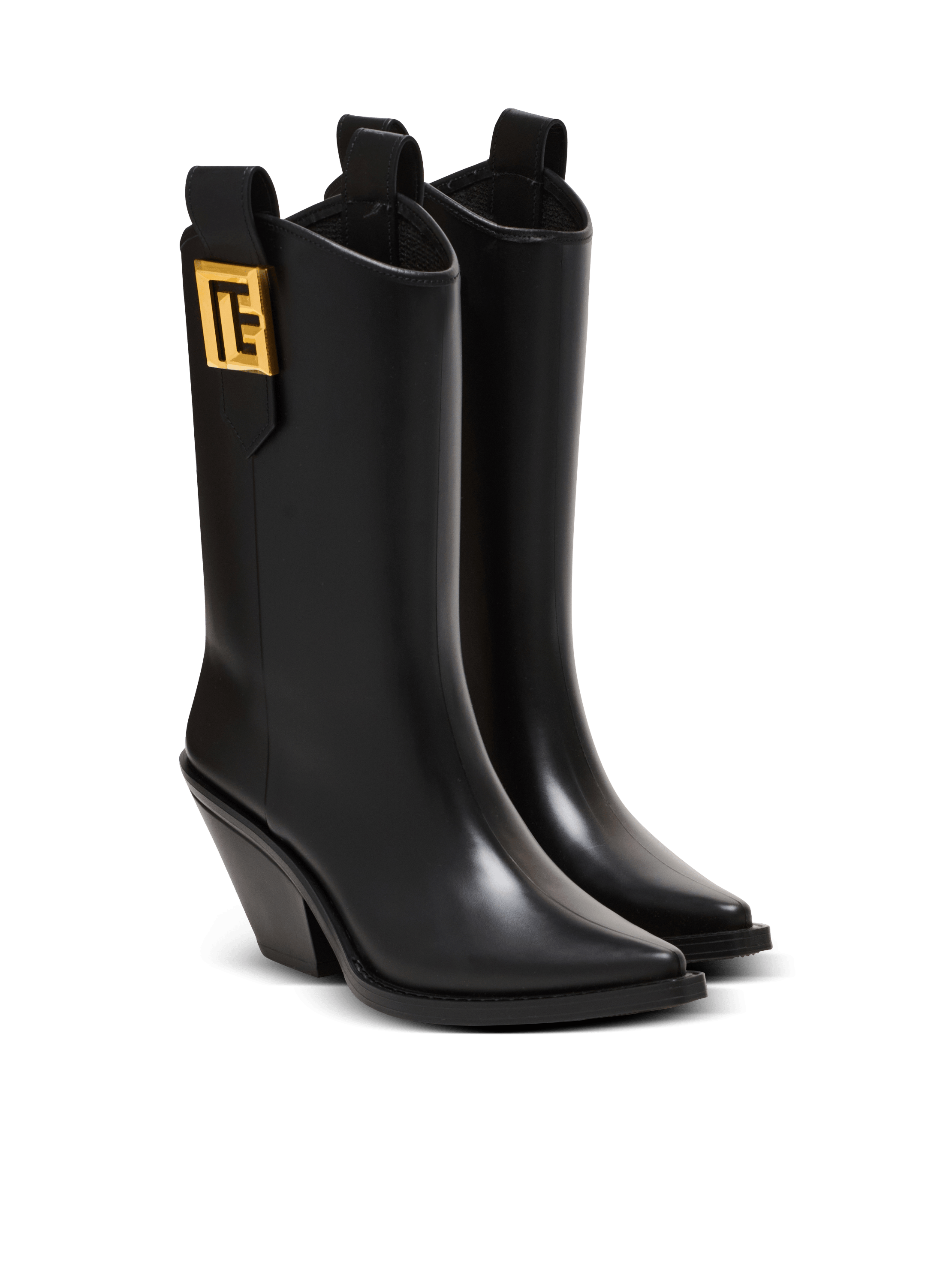 Stiefeletten Tess PB im Cowboy-Stil aus Kautschuk 