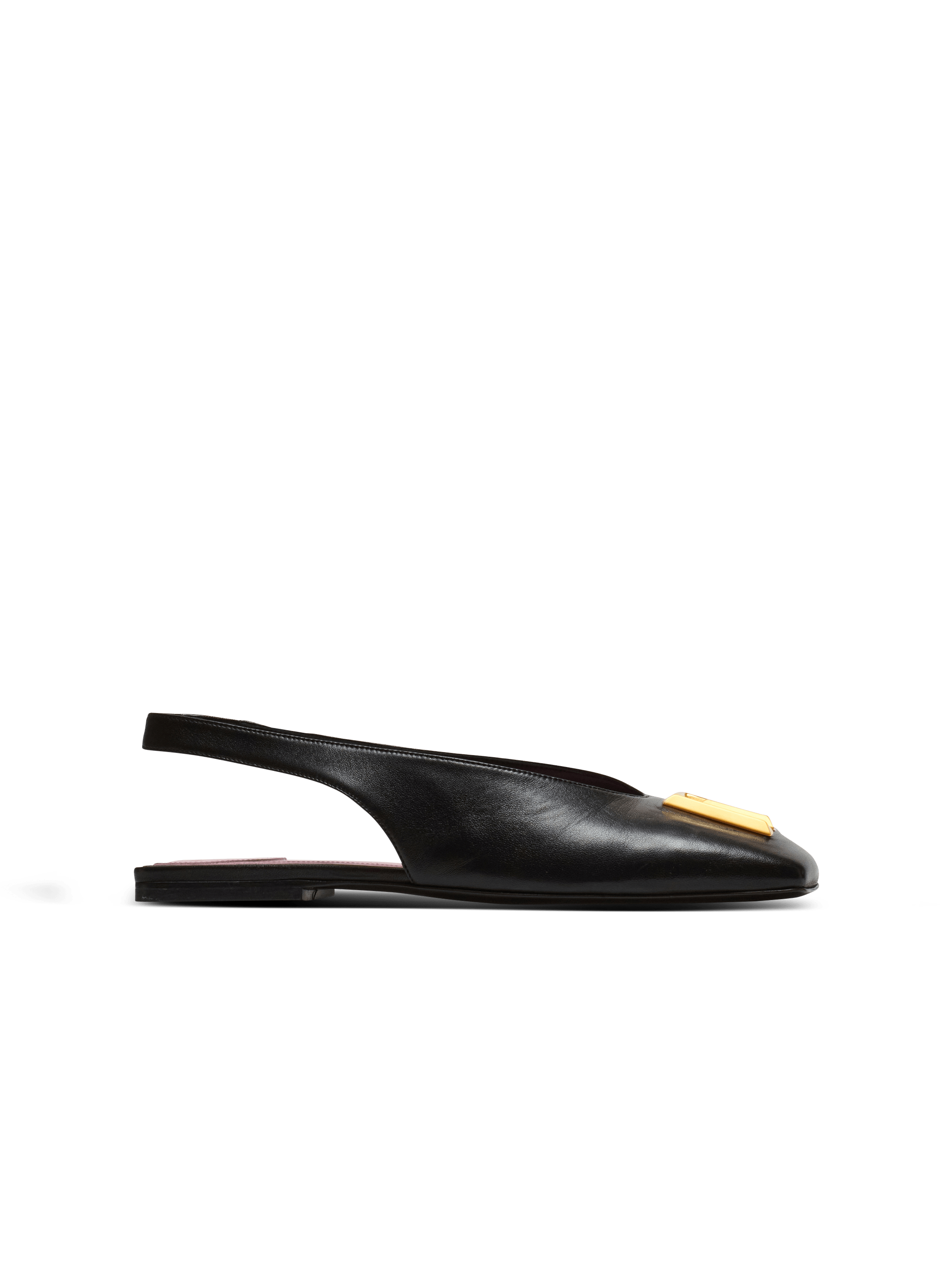 Flat Eden slingbacks in lambskin leather
