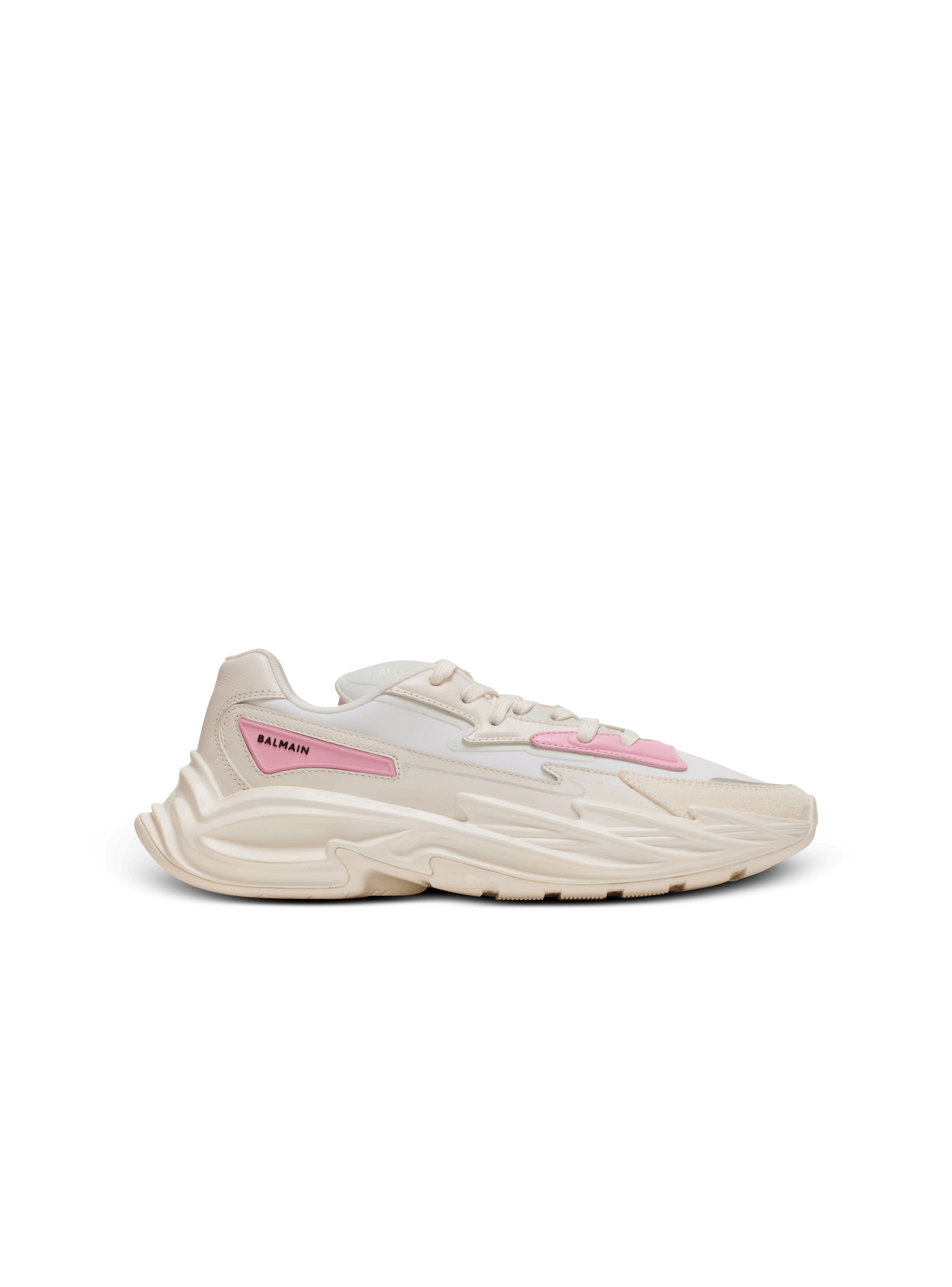 Sneakers Run-Row in pelle e nylon