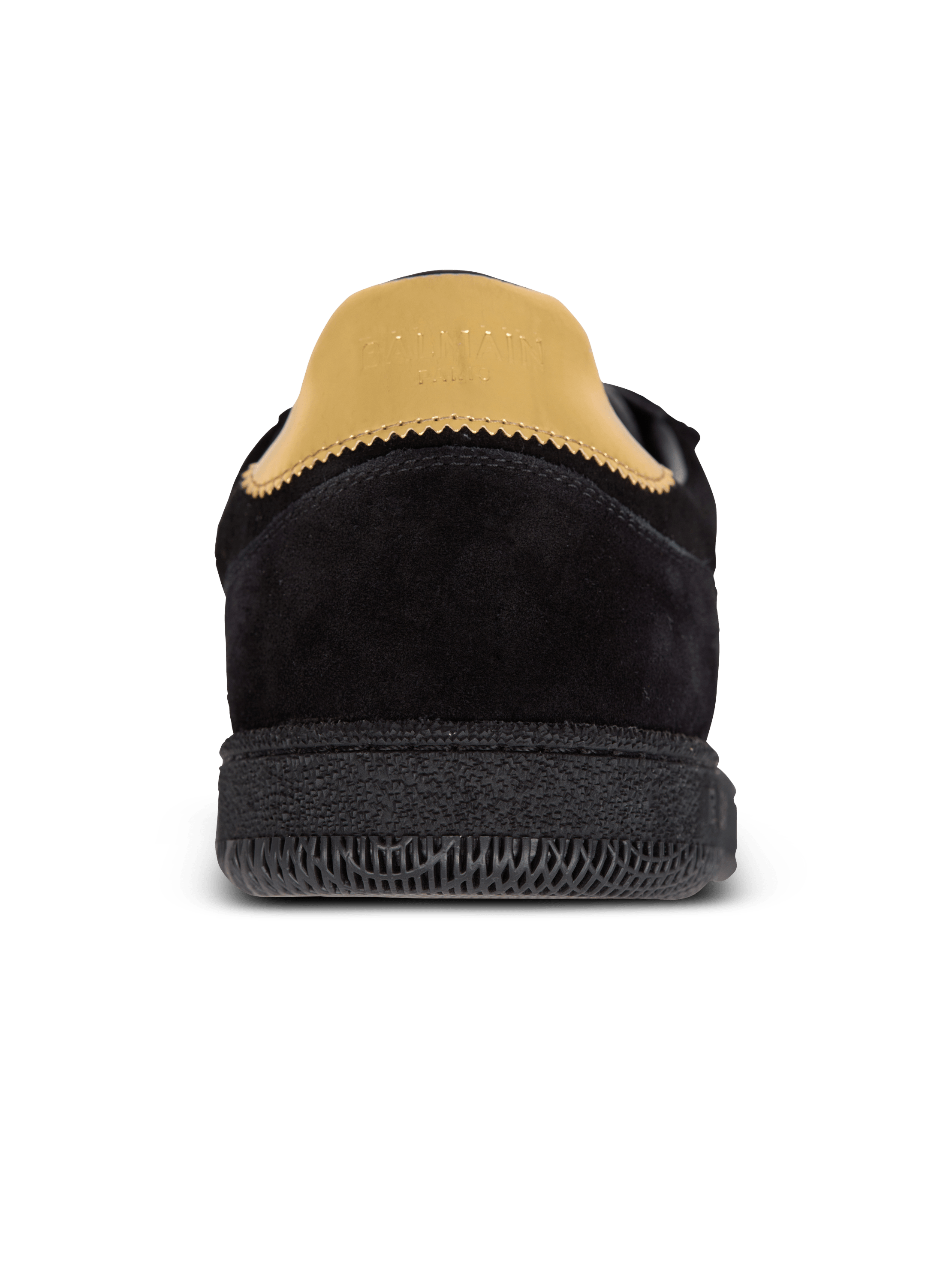 Suede Balmain Swan sneakers