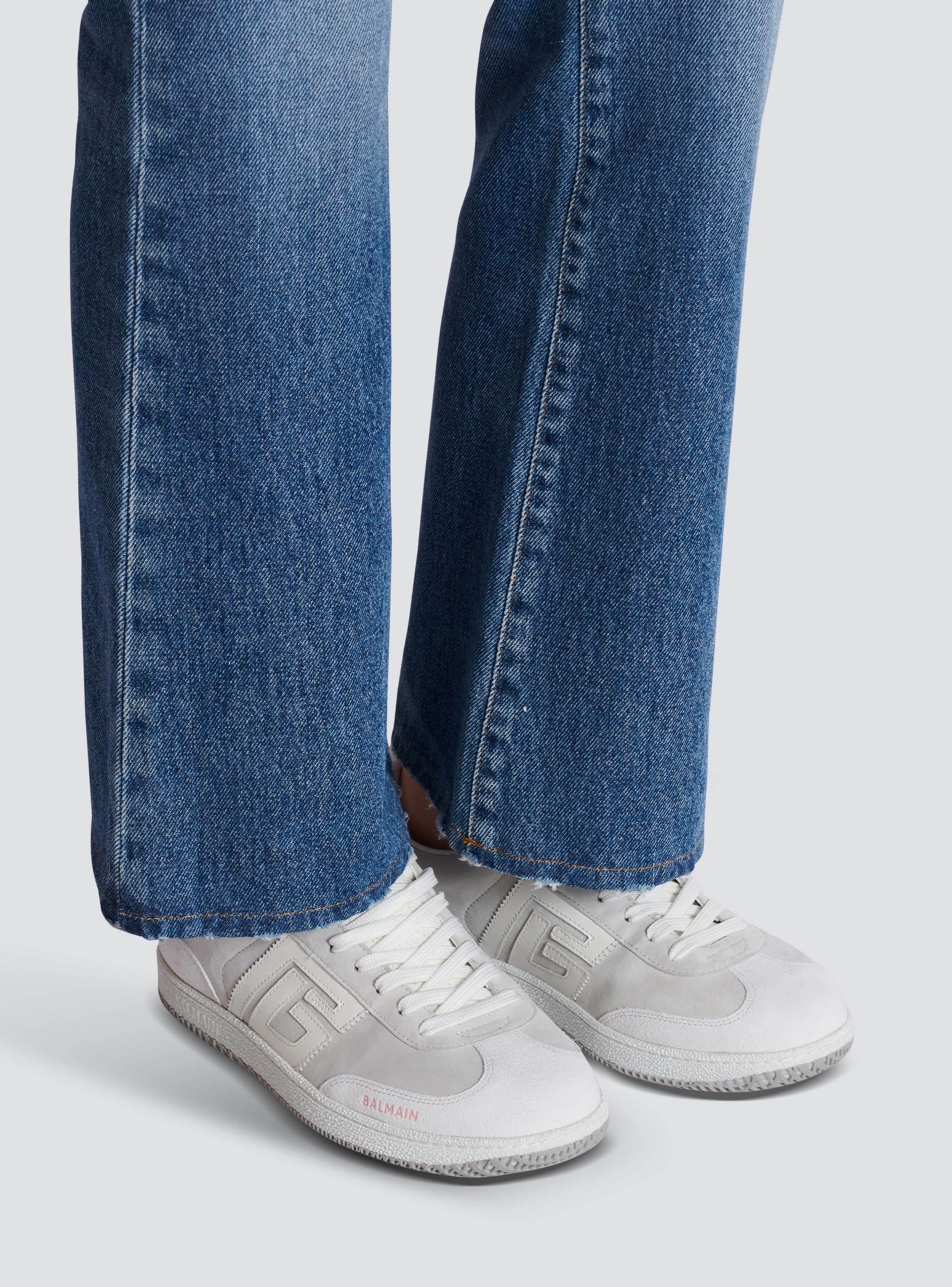 Balmain suede sneakers store